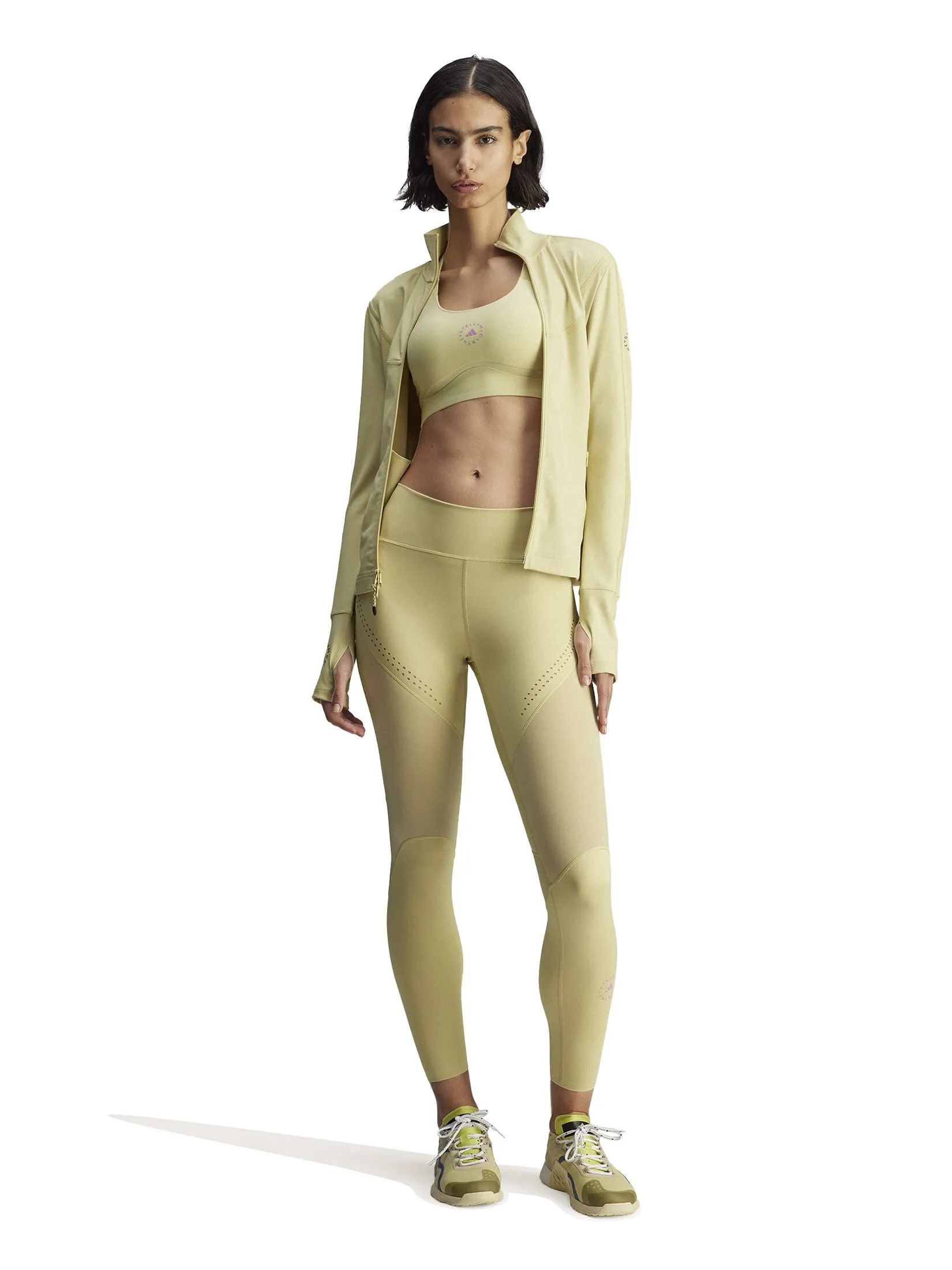 ADIDAS Women Training 7/8 Leggings adidas by Stella McCartney TruePurpose Optime Halo Gold ADIDAS Women Training 7/8 Leggings adidas by Stella McCartney TruePurpose Optime Halo Gold