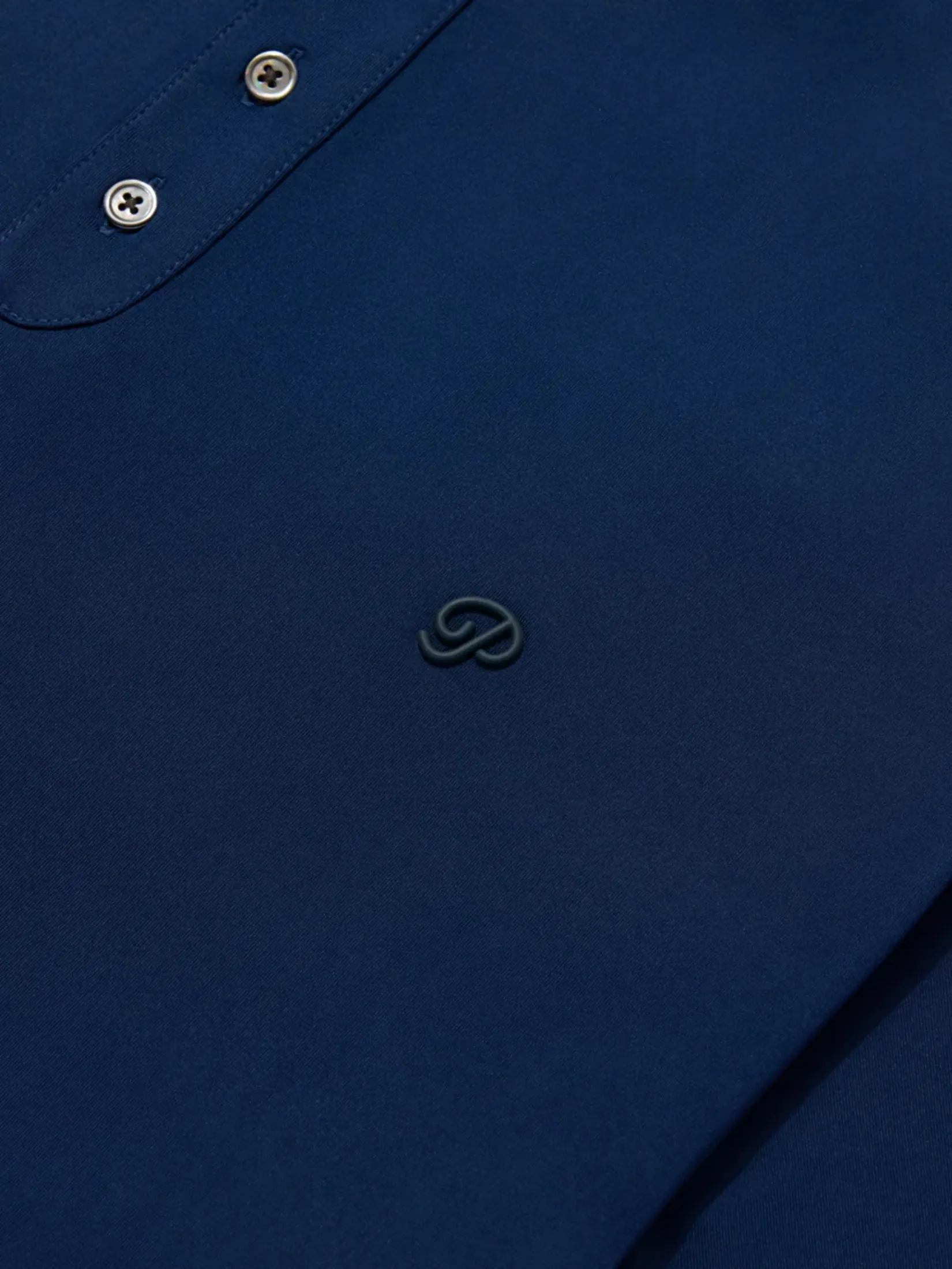 Public Drip ATHLETE TONAL POLO IN NAVY