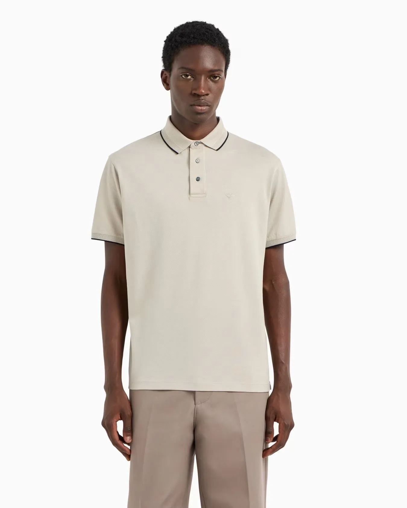 EMPORIO ARMANI Polo Men EM000858-AF12955-U1098 Beige EMPORIO ARMANI Polo Men EM000858-AF12955-U1098 Beige