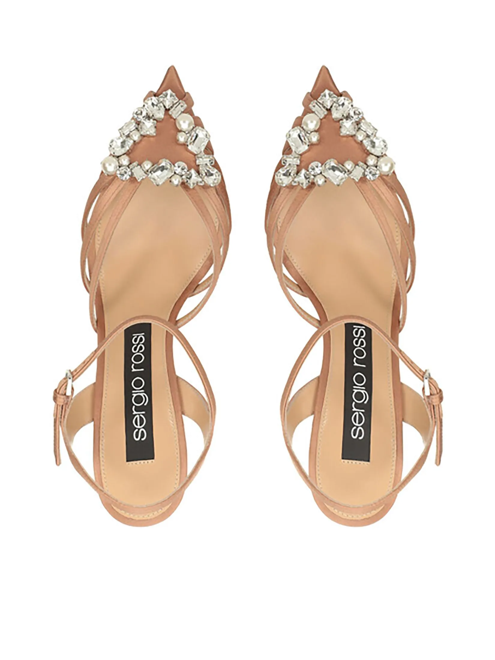 SERGIO ROSSI Women Heeled Sandals SR Godiva Precious Multi-Color SERGIO ROSSI Women Heeled Sandals SR Godiva Precious Multi-Color