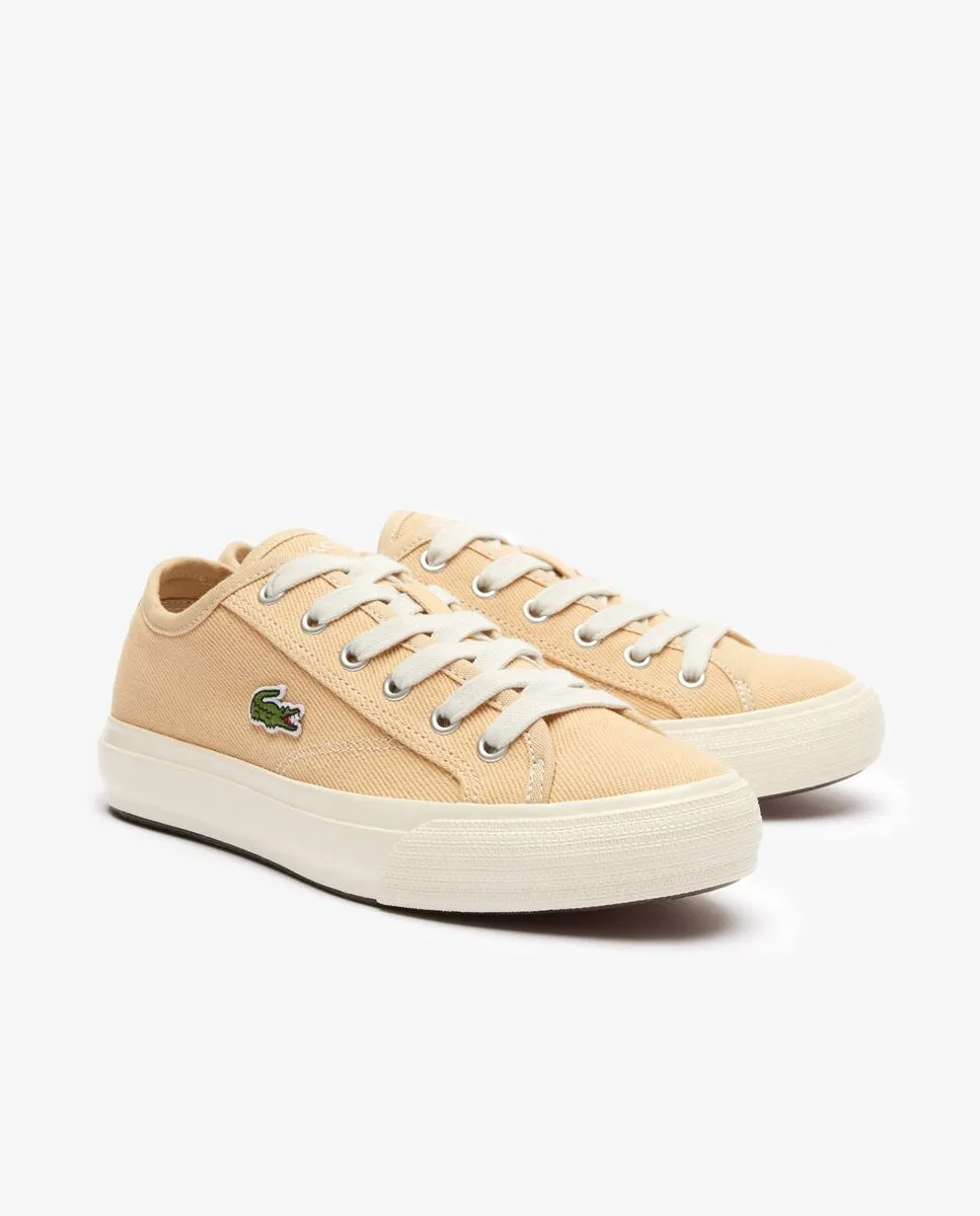 LACOSTE Light Brown Women’s Backcourt Trainers LACOSTE Light Brown Women’s Backcourt Trainers