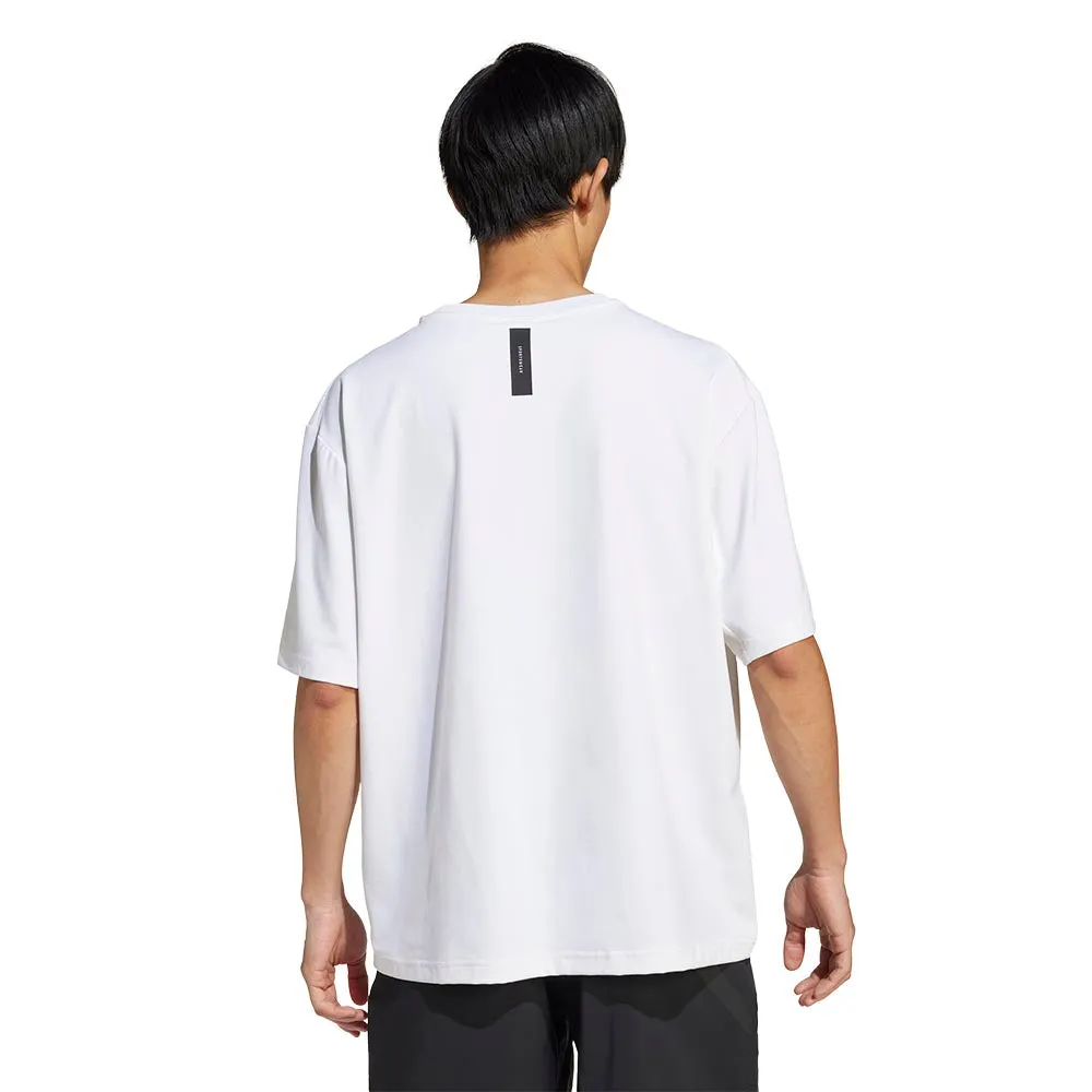 ADIDAS Z.N.E. Loose-Fit Men T-Shirt White - AD001AP187EJTH