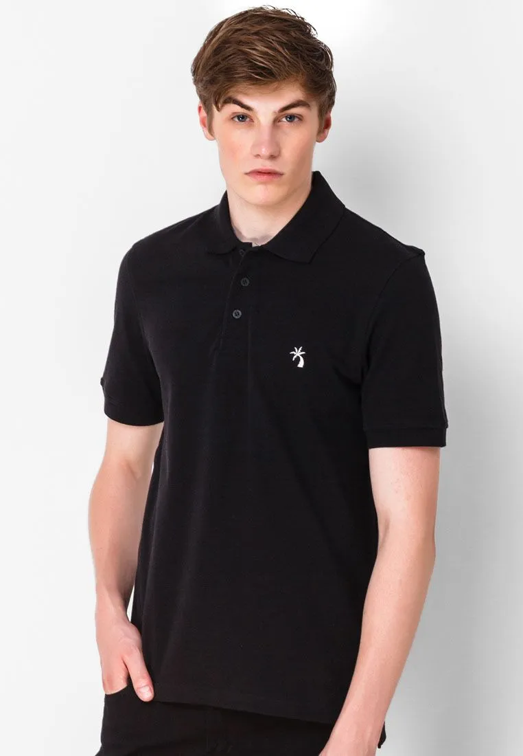 OASIS Black Maglorix Tree Logo Design Polo OASIS Black Maglorix Tree Logo Design Polo