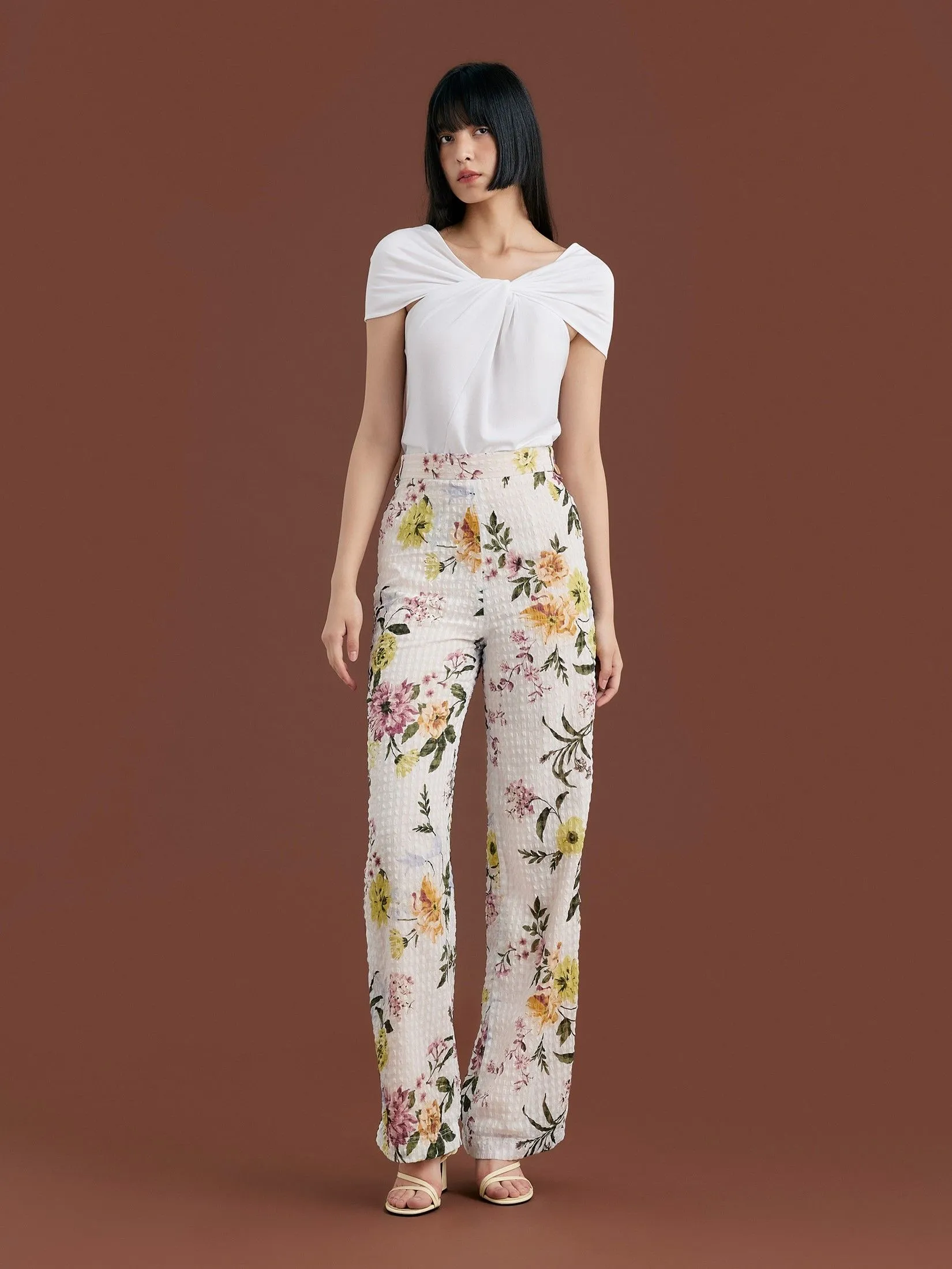 ASV (AW24) Daring Dahlias Women Pants Multicolor ASV (AW24) Daring Dahlias Women Pants Multicolor