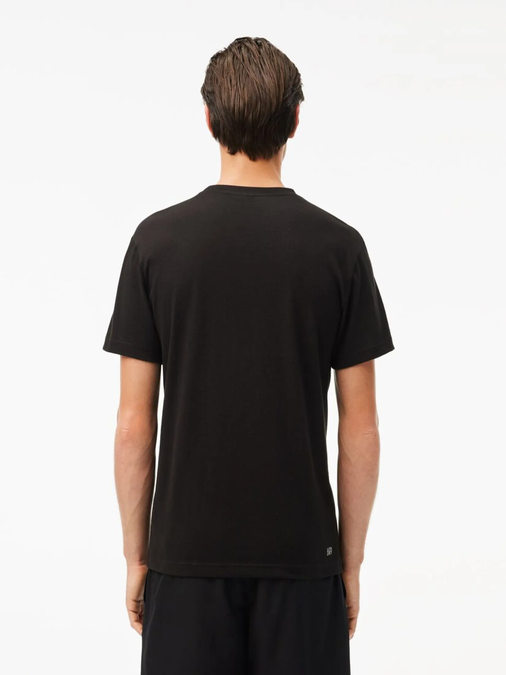 LACOSTE Ultra Dry XXL Logo Sport T-shirt Black LACOSTE Ultra Dry XXL Logo Sport T-shirt Black