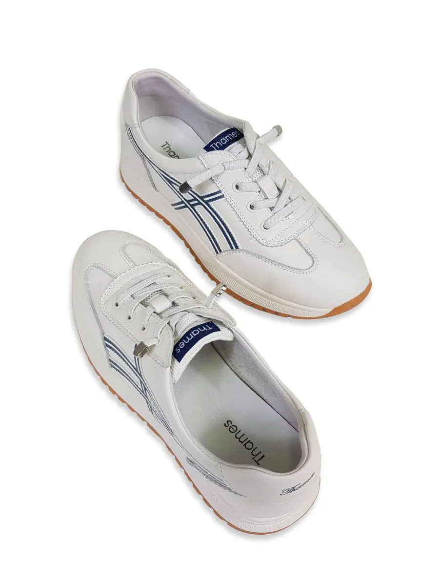 THAMES Women Sneakers Height 1' inch Blue THAMES Women Sneakers Height 1' inch Blue
