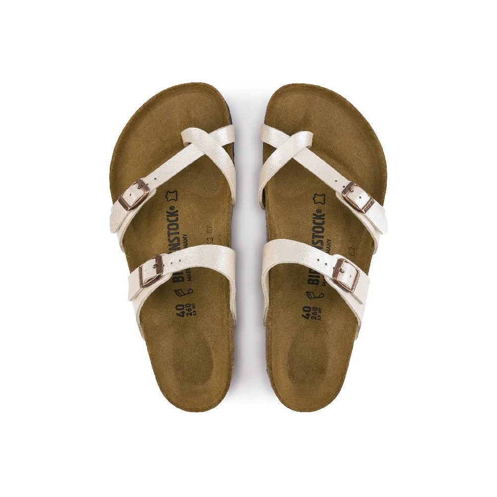 BIRKENSTOCK GRACEFUL PEARL WHITE MAYARI BIRKO-FLOR BIRKENSTOCK GRACEFUL PEARL WHITE MAYARI BIRKO-FLOR