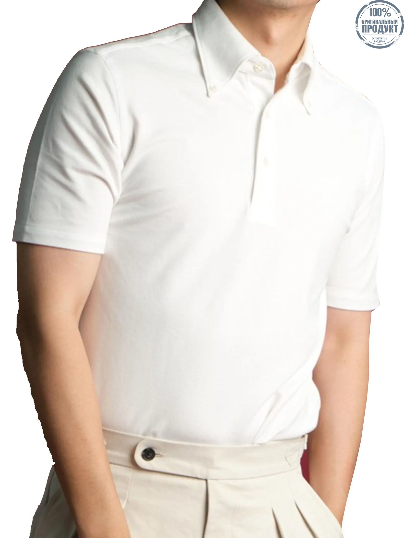 Era-won Men Polo Shirt Collection "Brother" White Era-won Men Polo Shirt Collection "Brother" White