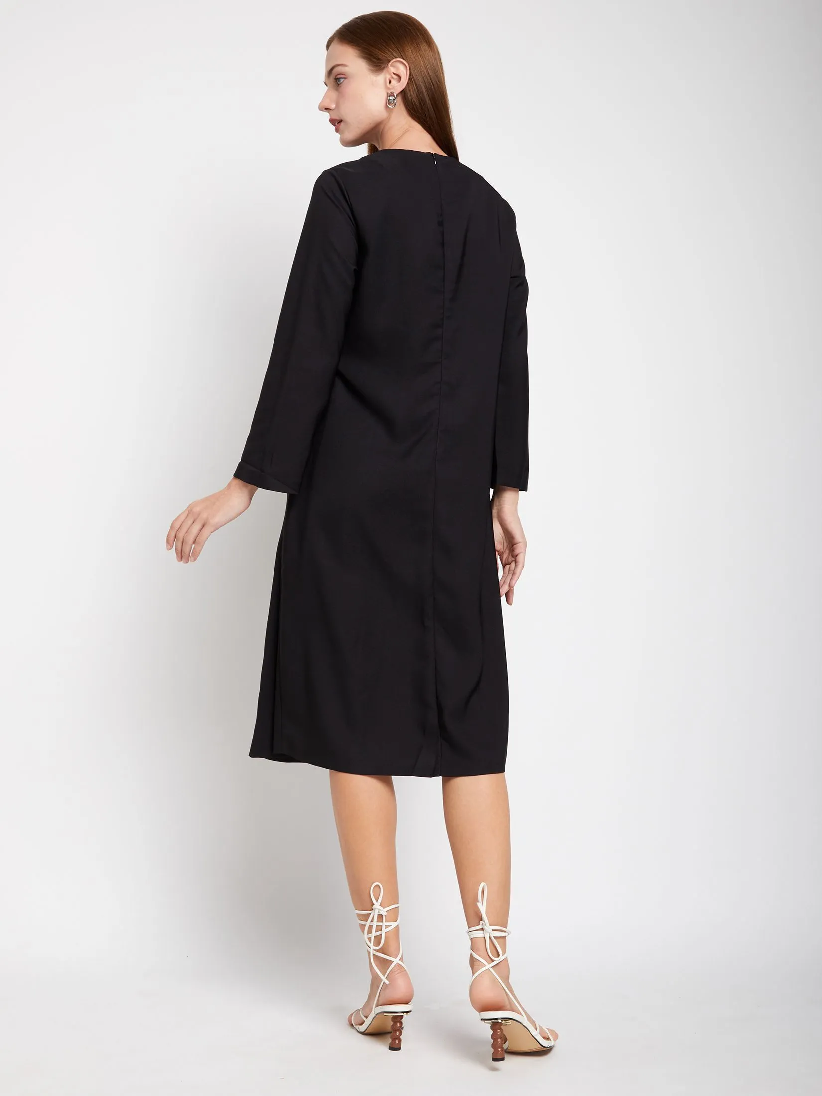 NEXT PHASE Women Dress 3/4 Sleeves Round Neck NEXT PHASE Women Dress 3/4 Sleeves Round Neck