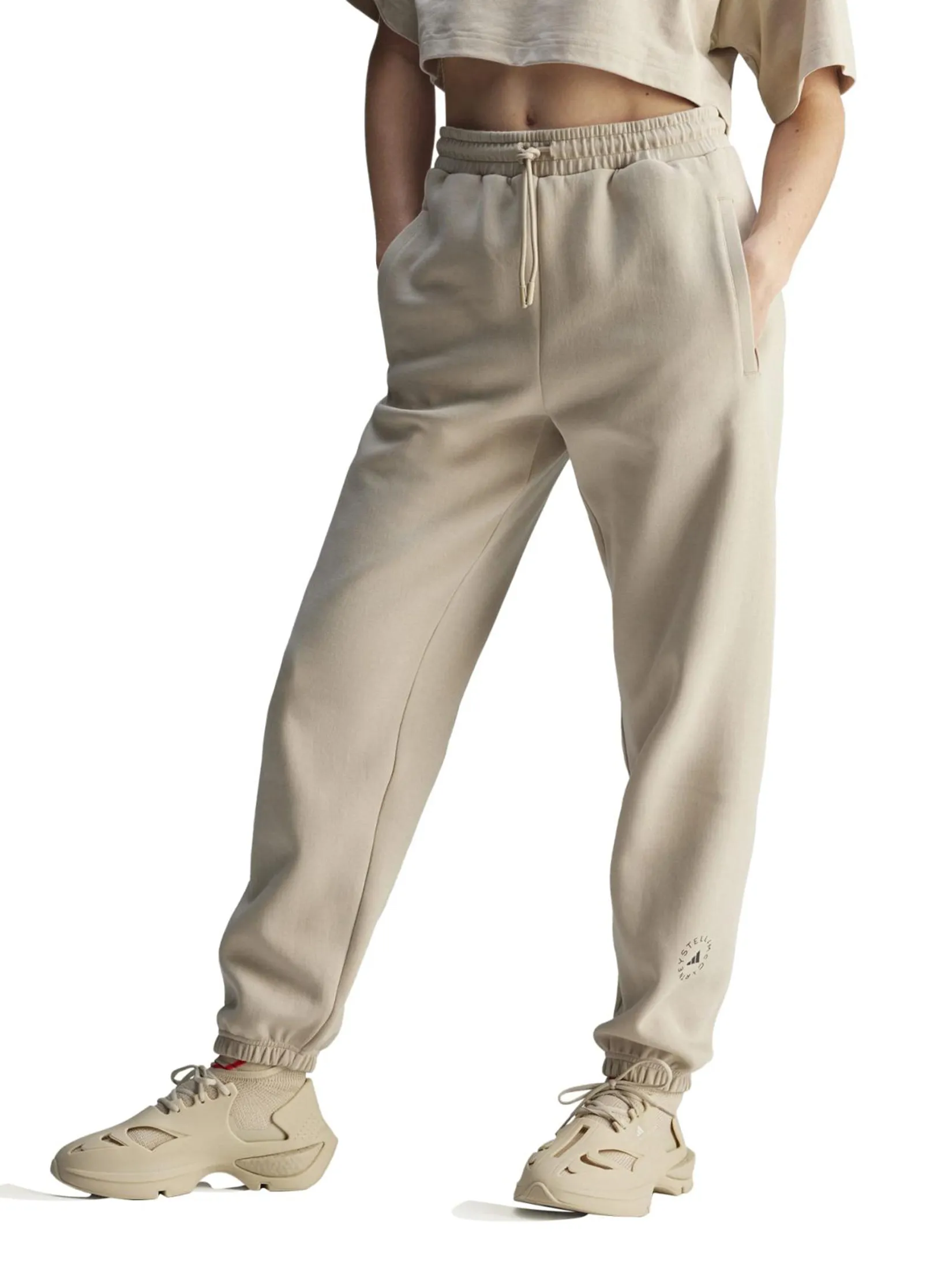 ADIDAS Women Tracksuit Bottoms adidas by Stella McCartney Loose Sweat JI5168 Desert Sand-Smc ADIDAS Women Tracksuit Bottoms adidas by Stella McCartney Loose Sweat JI5168 Desert Sand-Smc