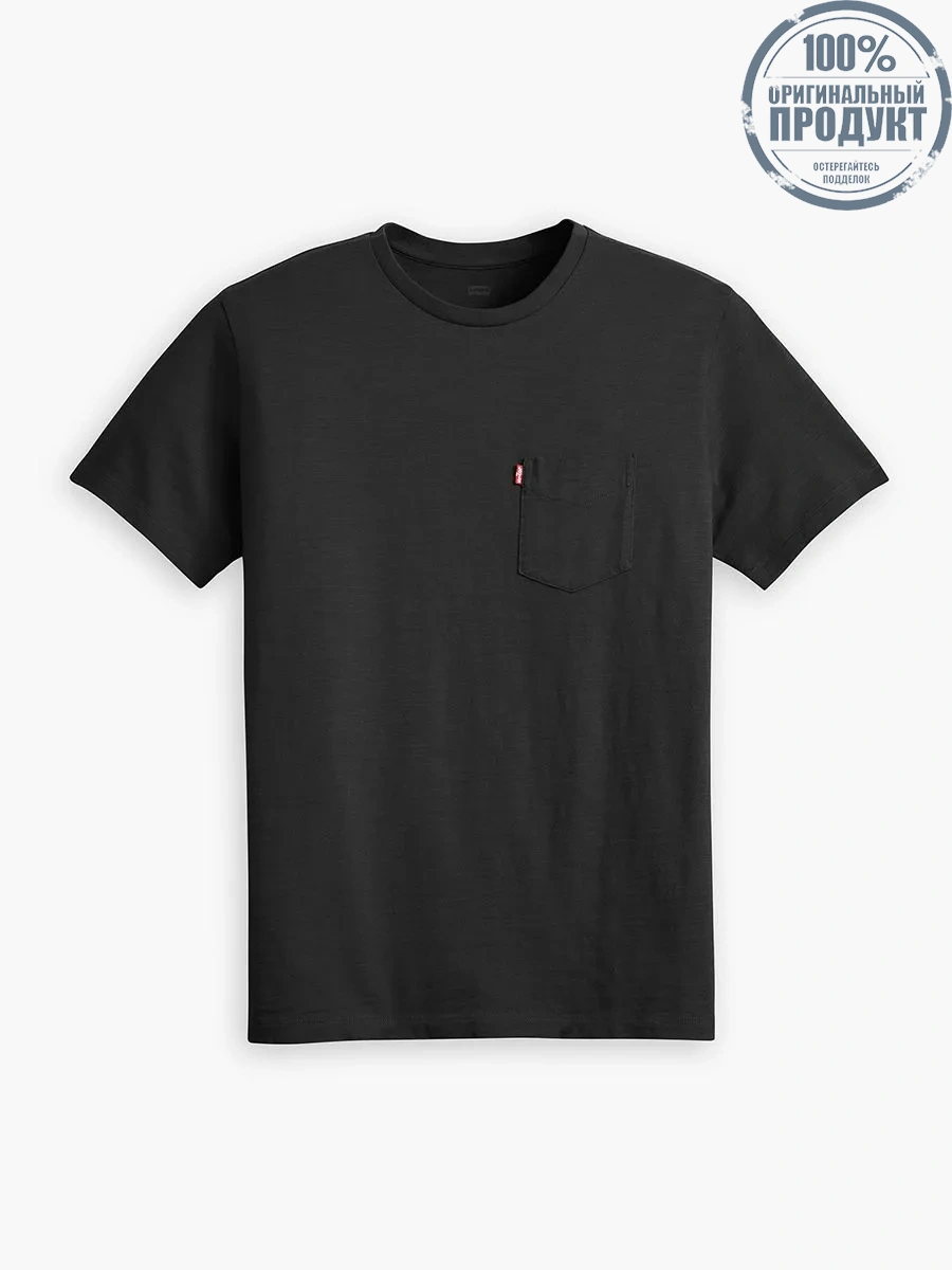 LEVI'S Men's Heavyweight Pocket T-Shirt Mineral Black LEVI'S Men's Heavyweight Pocket T-Shirt Mineral Black