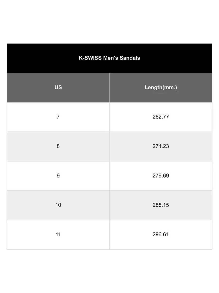 K-SWISS Adventure Men Sandals Black - KS060SH380EOTH K-SWISS Adventure Men Sandals Black - KS060SH380EOTH