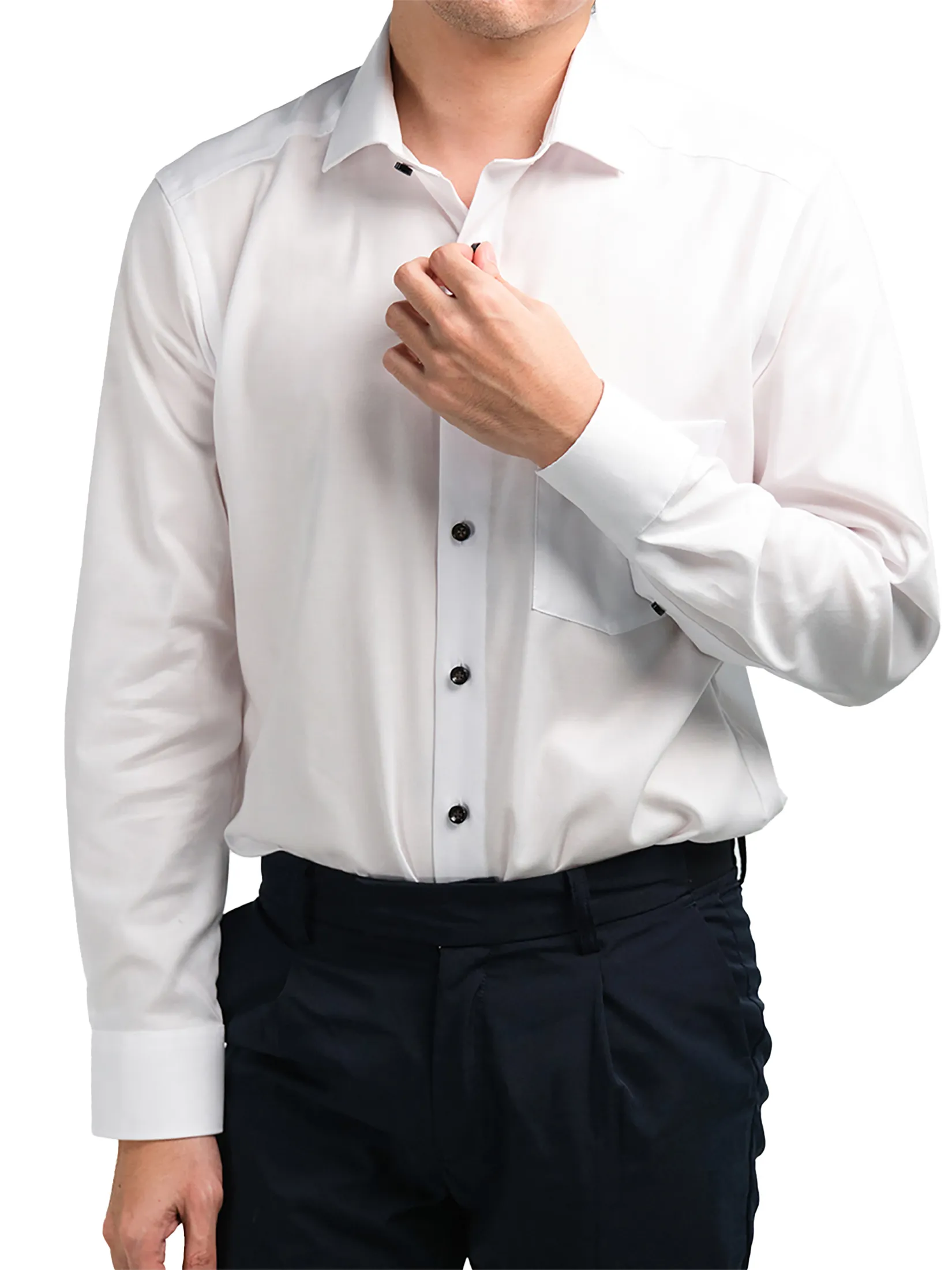 OLYMP MEN SHIRT LONG SLEEVES BUSINESS SHIRT MODERN FIT EASY IRON WHITE OLYMP MEN SHIRT LONG SLEEVES BUSINESS SHIRT MODERN FIT EASY IRON WHITE