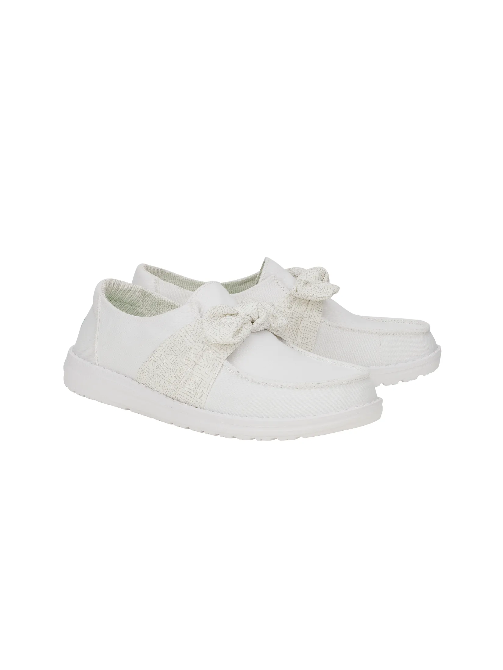 HEYDUDE WENDY BOW ESSENTIALS - WHITE HEYDUDE WENDY BOW ESSENTIALS - WHITE