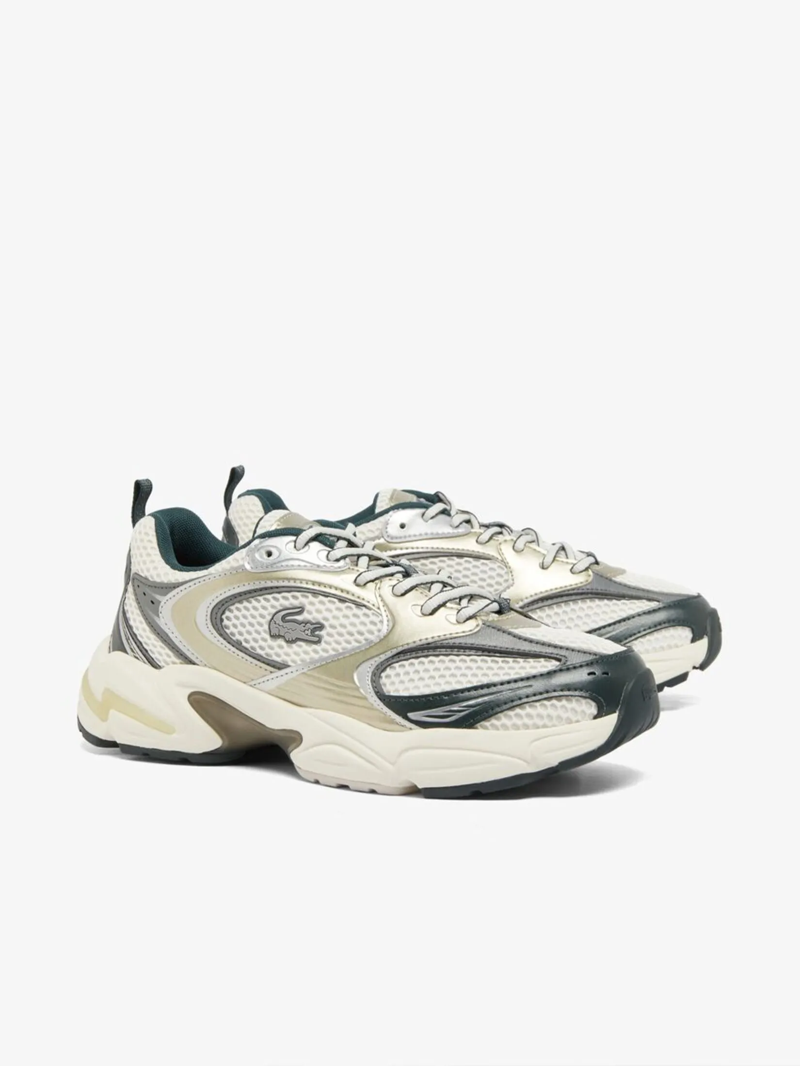 LACOSTE Men’s Storm 96 2K Trainers White LACOSTE Men’s Storm 96 2K Trainers White