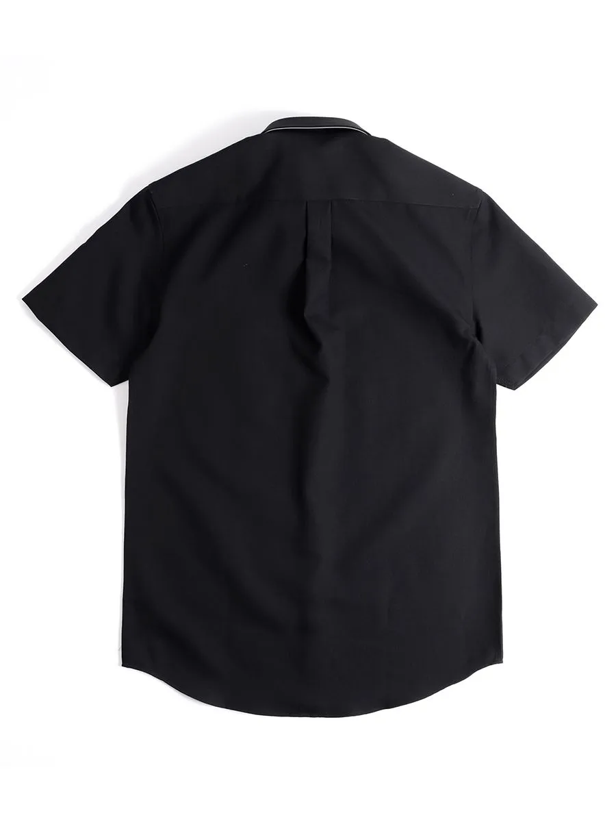 OASIS Men's Short sleeve Shirt Black OASIS Men's Short sleeve Shirt Black