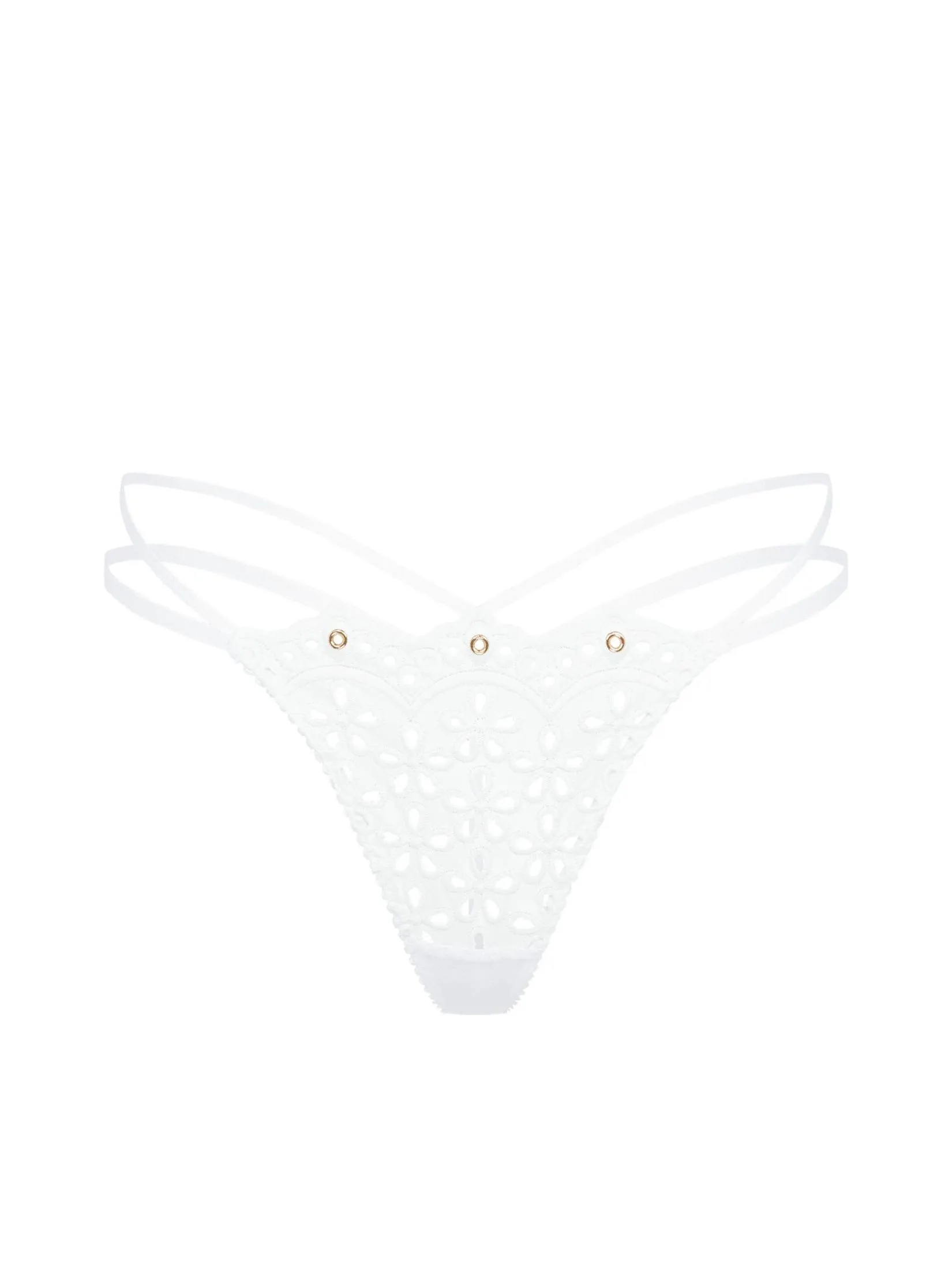 AGENT PROVOCATEUR Women Thong Nicoletti White AGENT PROVOCATEUR Women Thong Nicoletti White
