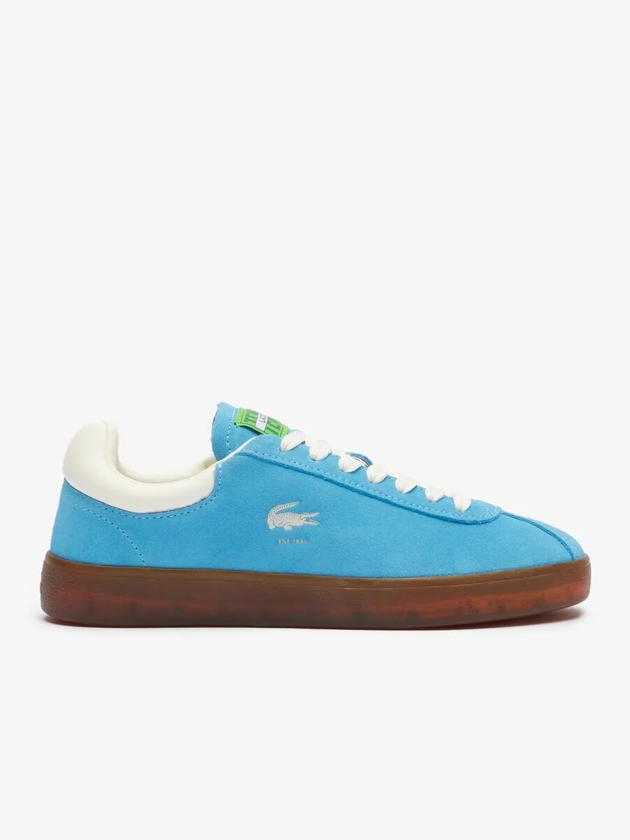 LACOSTE Blue Women’s Baseshot Suede Trainers LACOSTE Blue Women’s Baseshot Suede Trainers