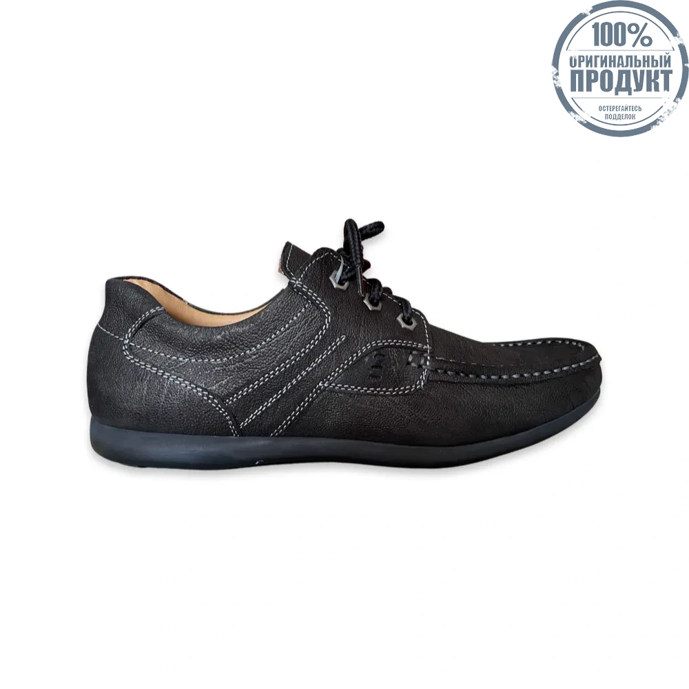 FREEWOOD SHOES Men casual shoelace-black FREEWOOD SHOES Men casual shoelace-black