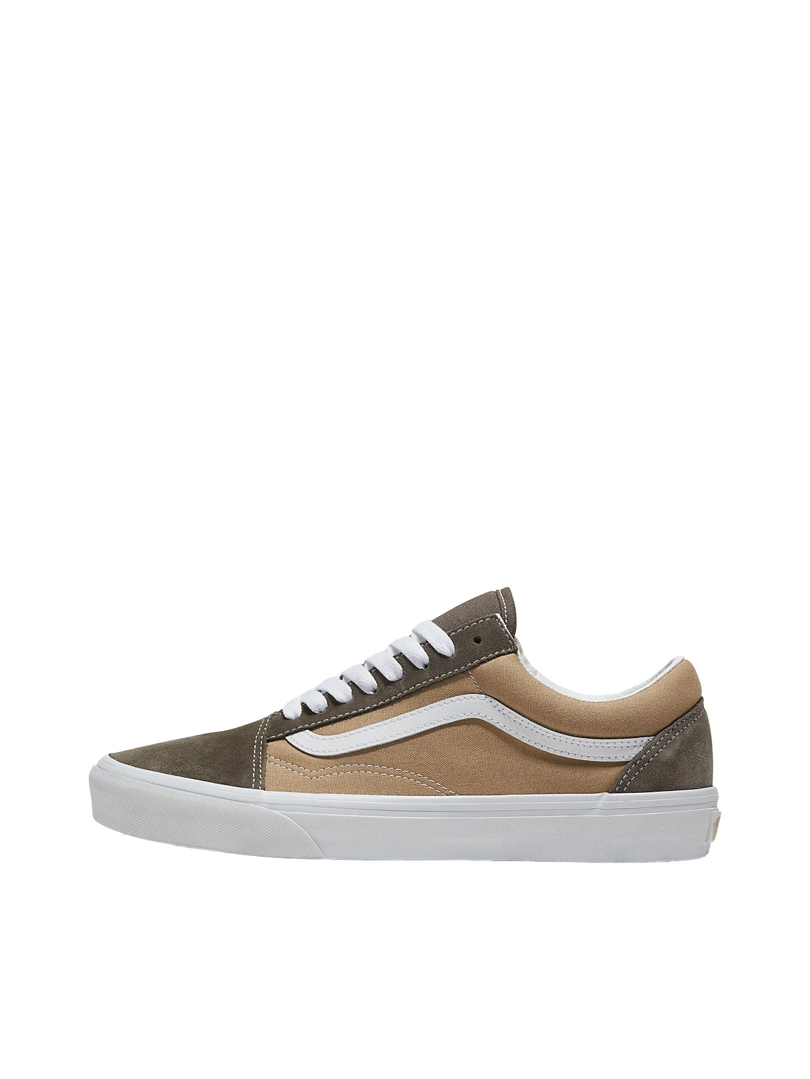 VANS Unisex Sneakers Old Skool-Canvas/Suede Block Brown VANS Unisex Sneakers Old Skool-Canvas/Suede Block Brown