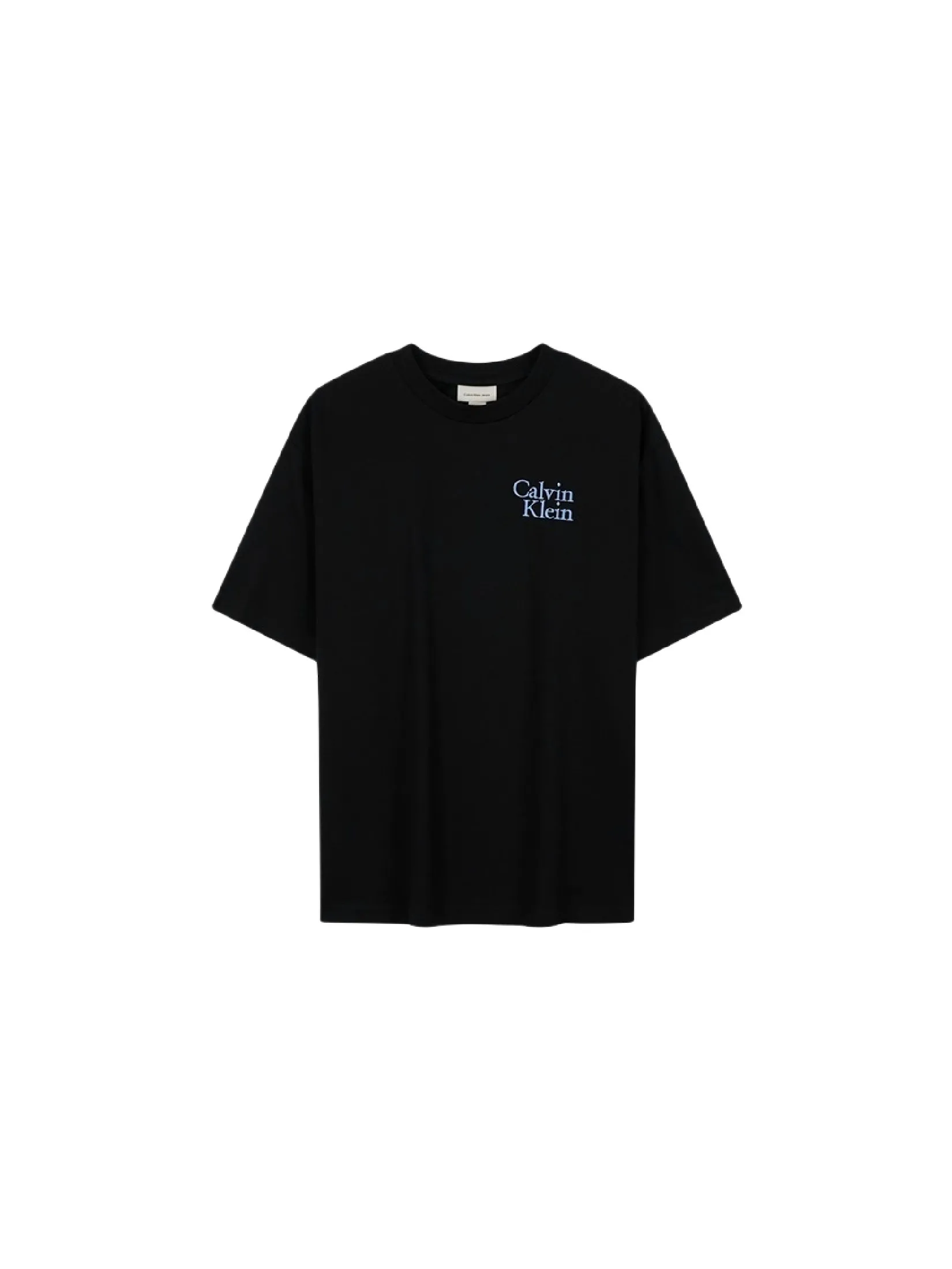 CALVIN KLEIN Men s Relaxed Fit Resort Logo Short Sleeve T-Shirt Black