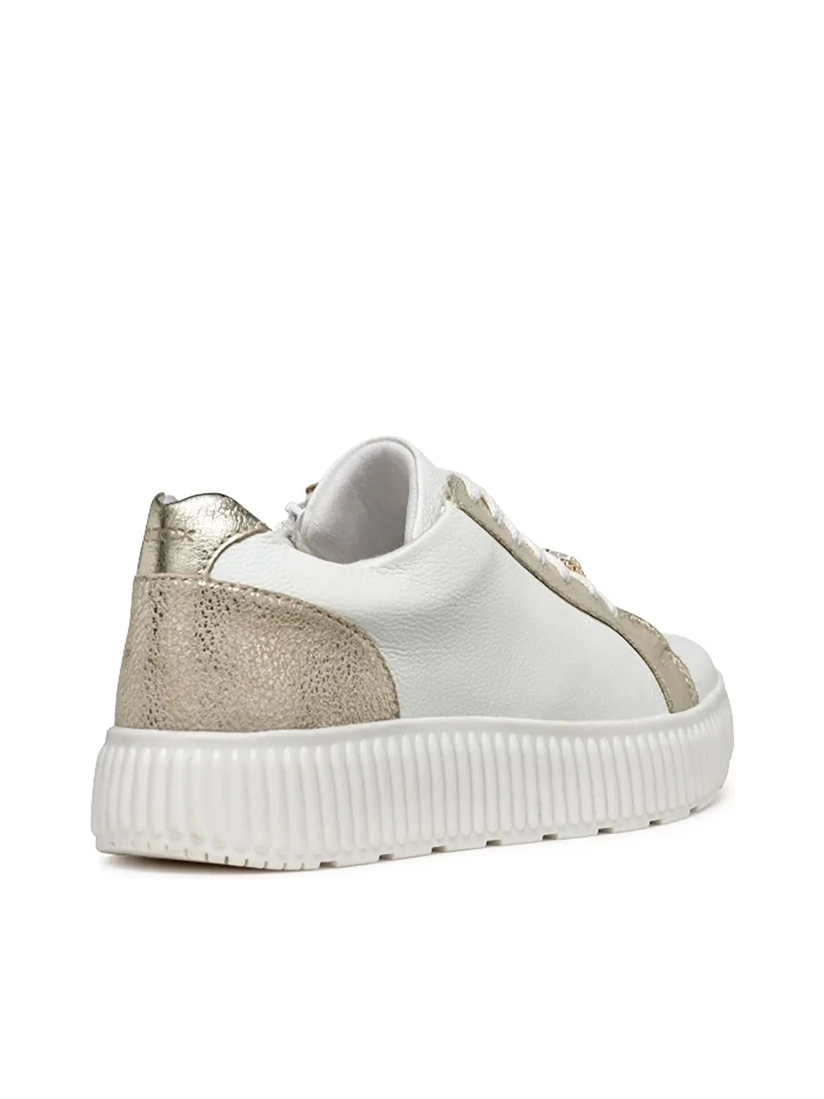 GEOX Women Sneakers D Graisy White/Light Taupe GEOX Women Sneakers D Graisy White/Light Taupe