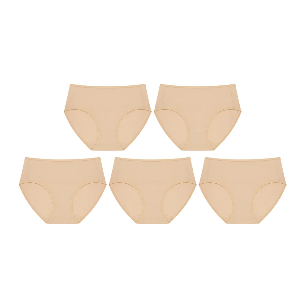 SABINA [5 Pieces] Panty Panty Zone Collection Style no. SUXZM4106CD Dark Beige