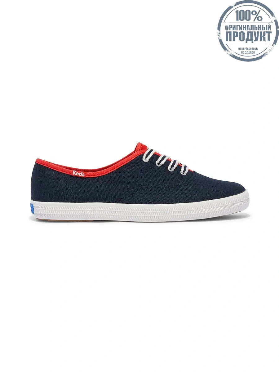 KEDS Women Champion Canvas Varsity Lace Blue KEDS Women Champion Canvas Varsity Lace Blue