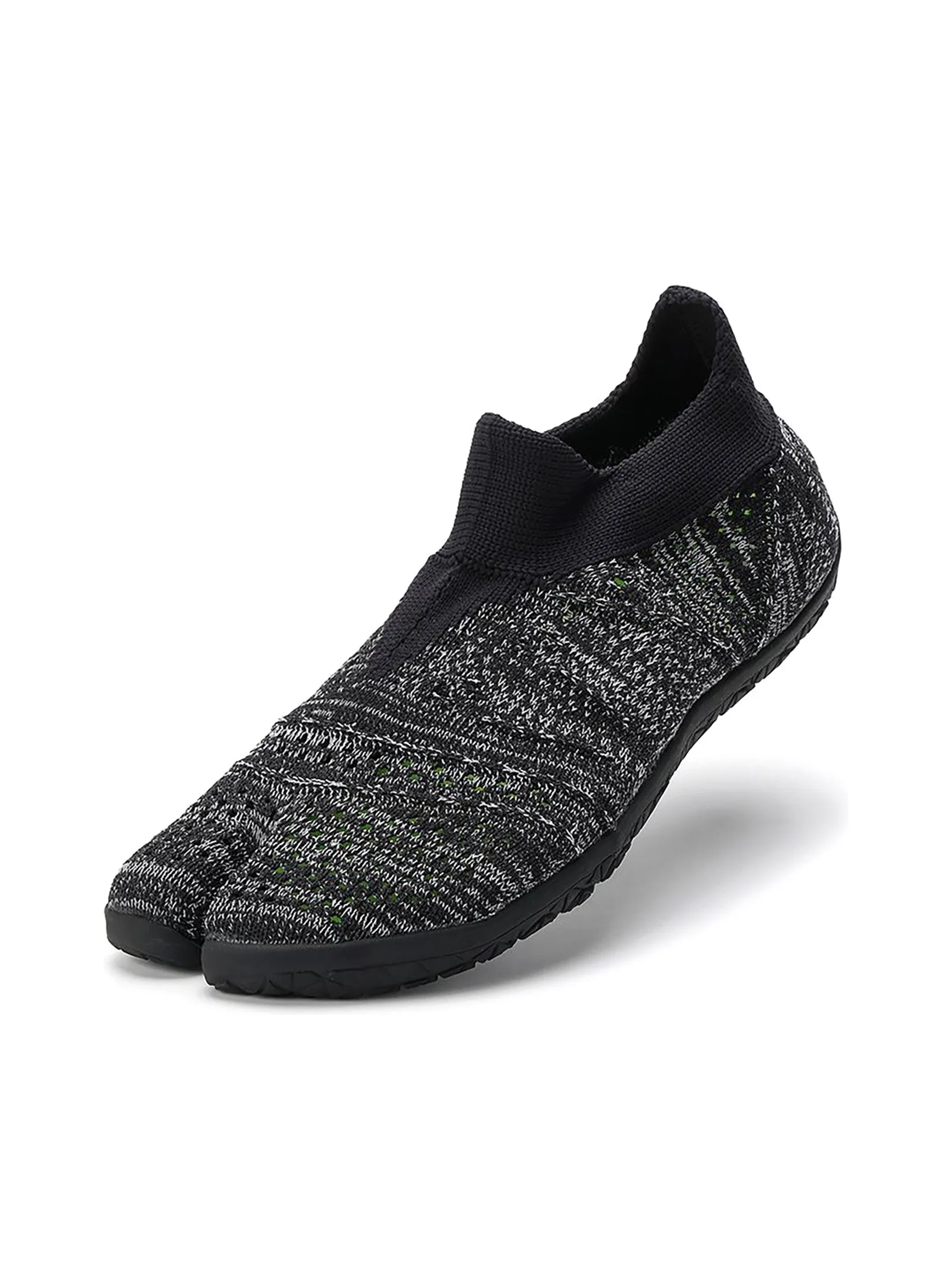 MARUGO Men Running Shoes Tabi Hitoe+ Zebra White MARUGO Men Running Shoes Tabi Hitoe+ Zebra White