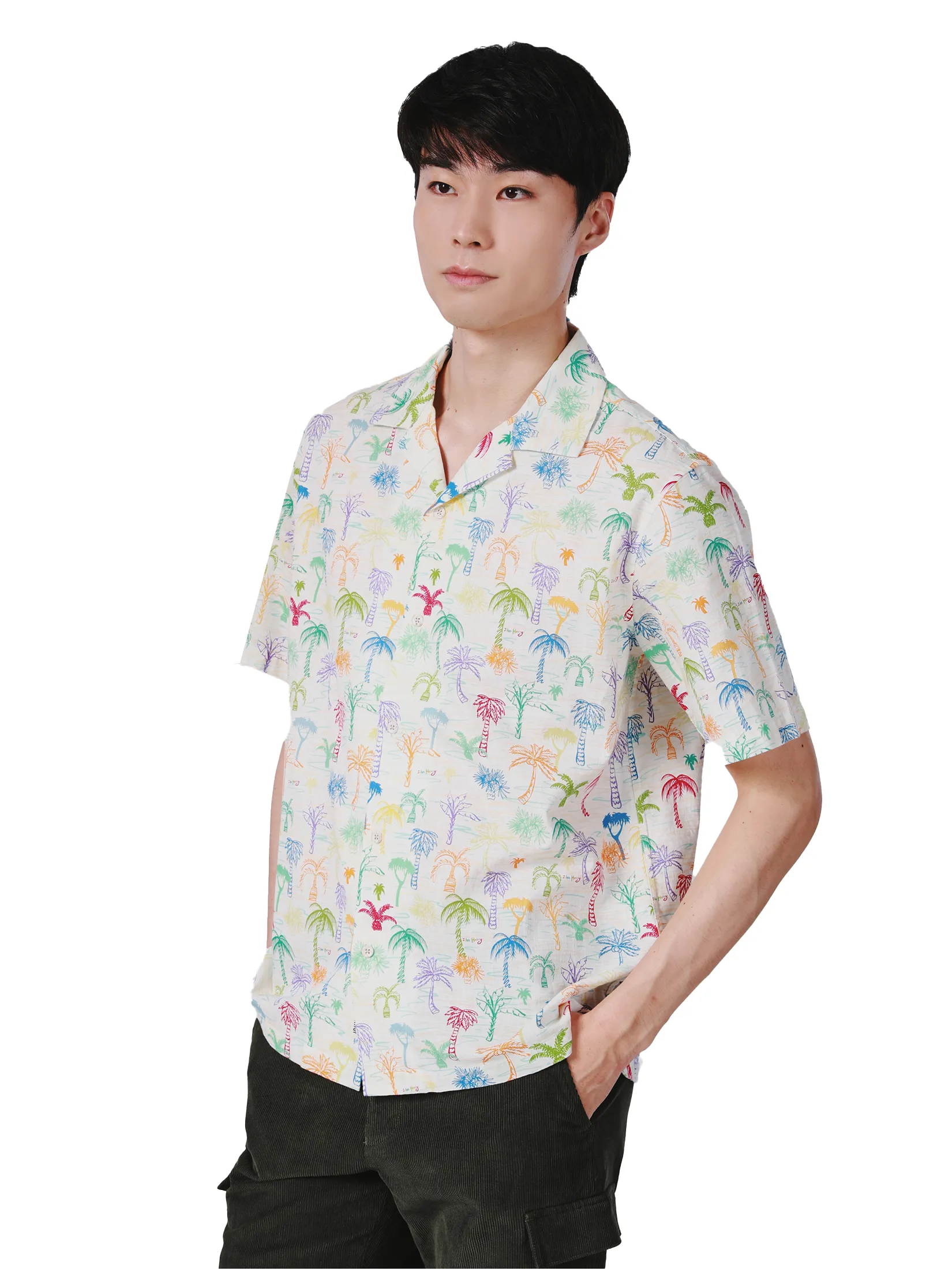 JOHN HENRY Men s Short Sleeves Hawaii Shirts (Relaxed Fit) SONGKRAN FESTIVAL White JOHN HENRY Men s Short Sleeves Hawaii Shirts (Relaxed Fit) SONGKRAN FESTIVAL White