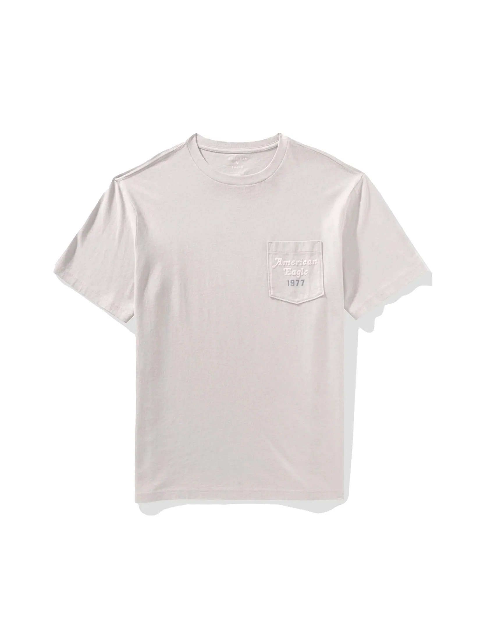 American Eagle MEN G SS BTS3 ELEV PKT SET IN TEE- PC DYE + SERIOUSLY SOFT WASH 020 GRAY American Eagle MEN G SS BTS3 ELEV PKT SET IN TEE- PC DYE + SERIOUSLY SOFT WASH 020 GRAY