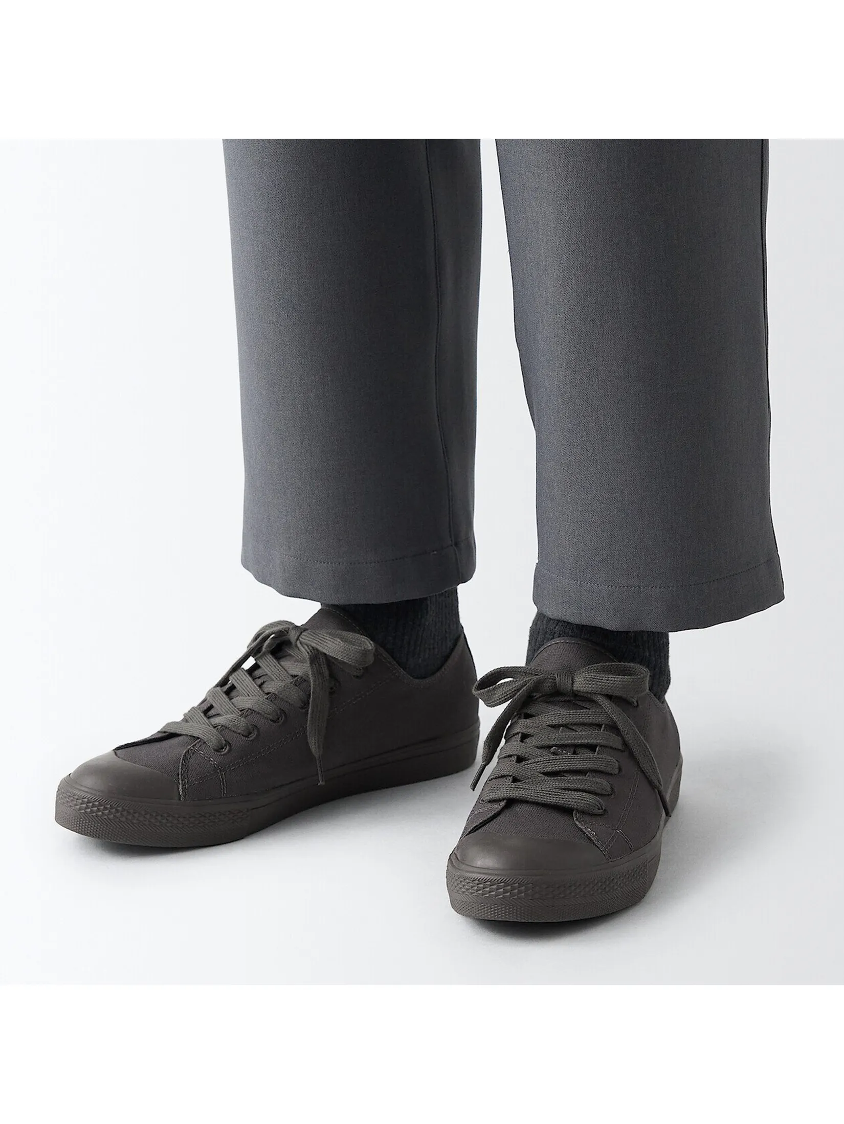 MUJI Men Sneakers Less Tiring Charcoal grey MUJI Men Sneakers Less Tiring Charcoal grey