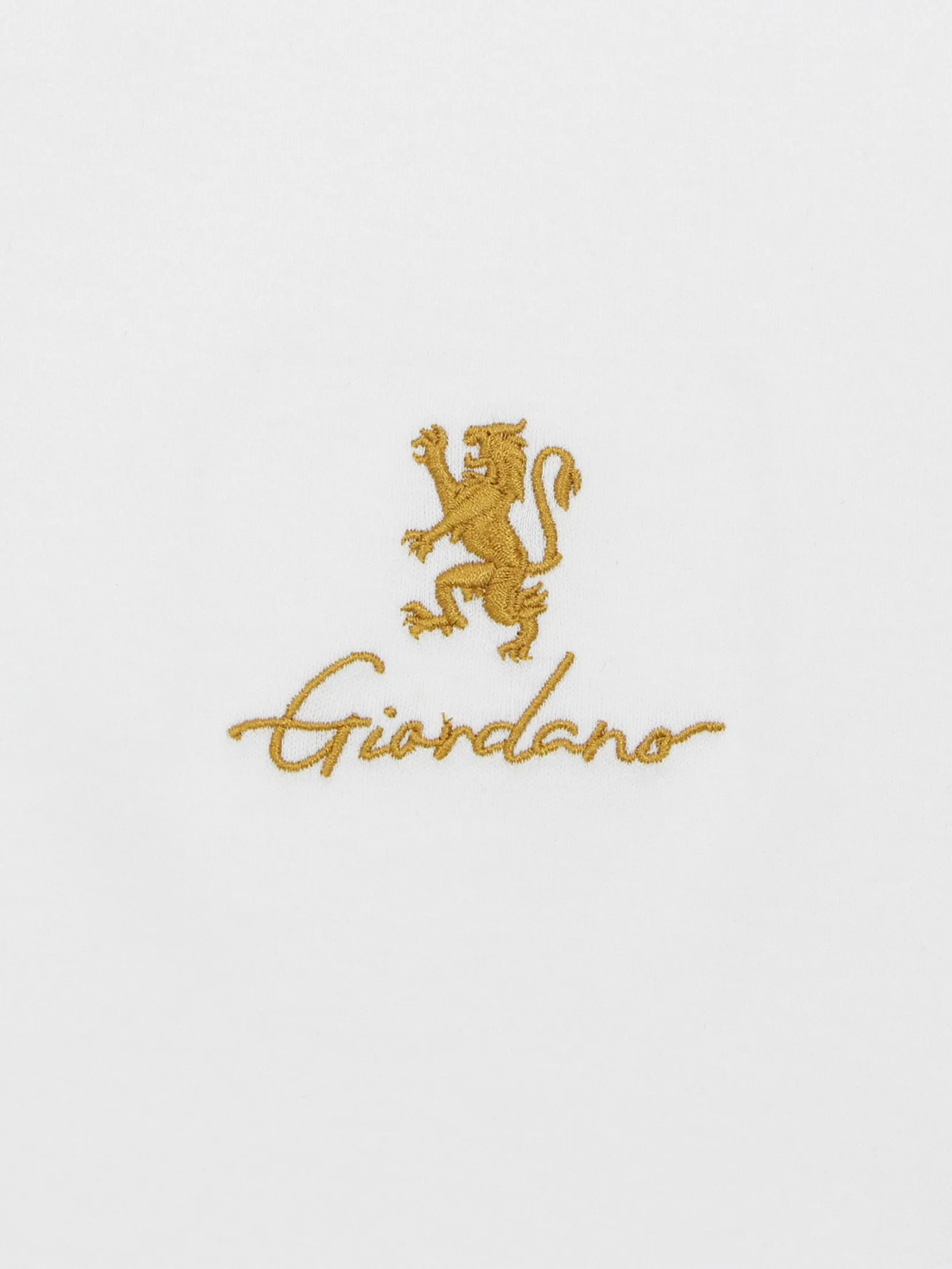 GIORDANO Men's Slim Interlock Plain Polo (Liquid Touch) White