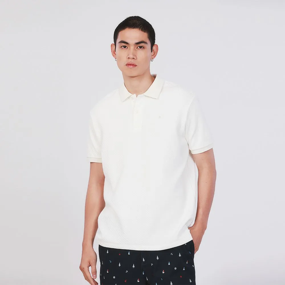 JOHN HENRY Men's Polo (Slim Fit) SAIL AWAY Off-White JOHN HENRY Men's Polo (Slim Fit) SAIL AWAY Off-White