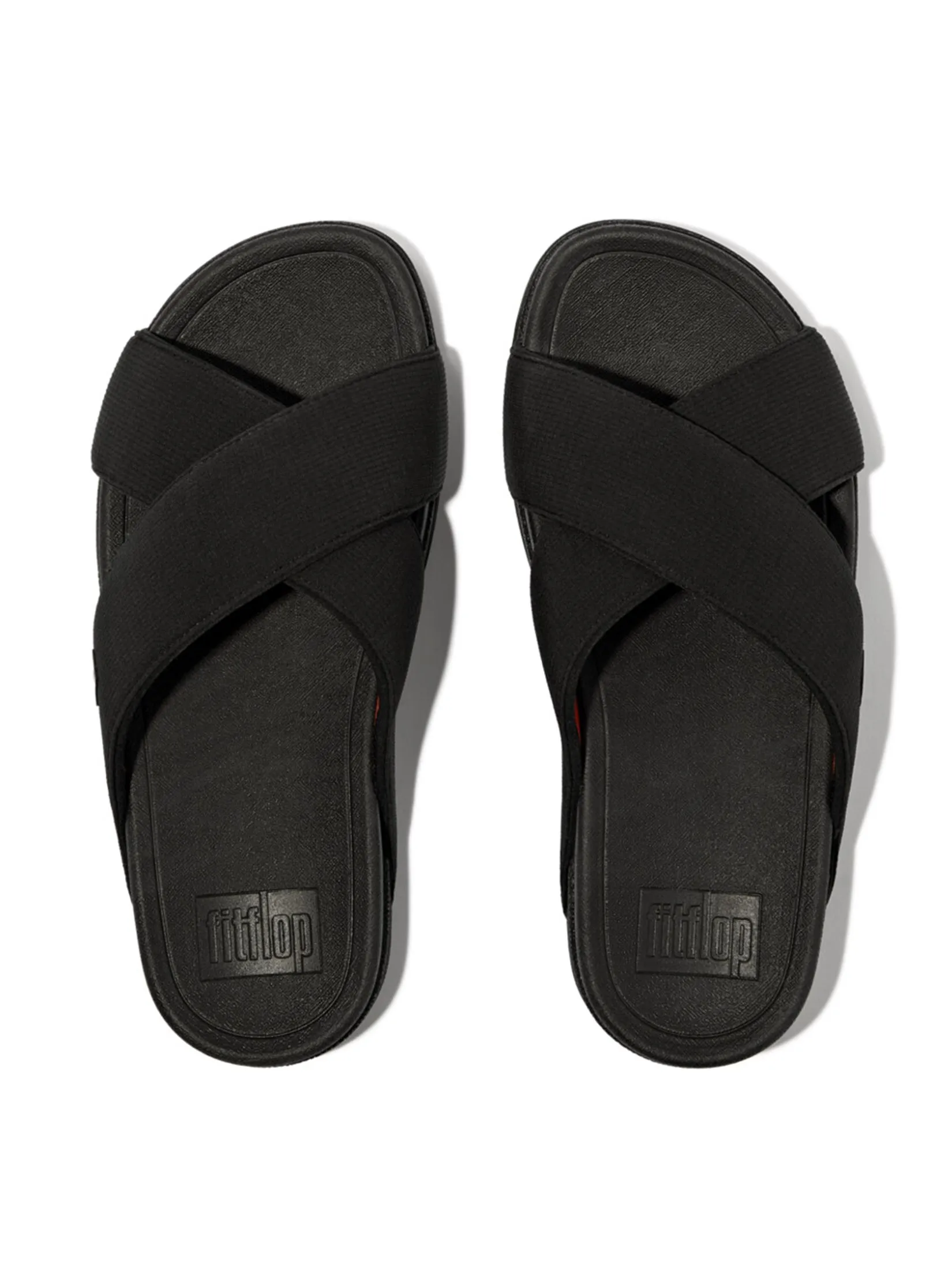 FitFlop™ MEN'S SURFER WATER-RESISTANT CROSS BLACK FitFlop™ MEN'S SURFER WATER-RESISTANT CROSS BLACK