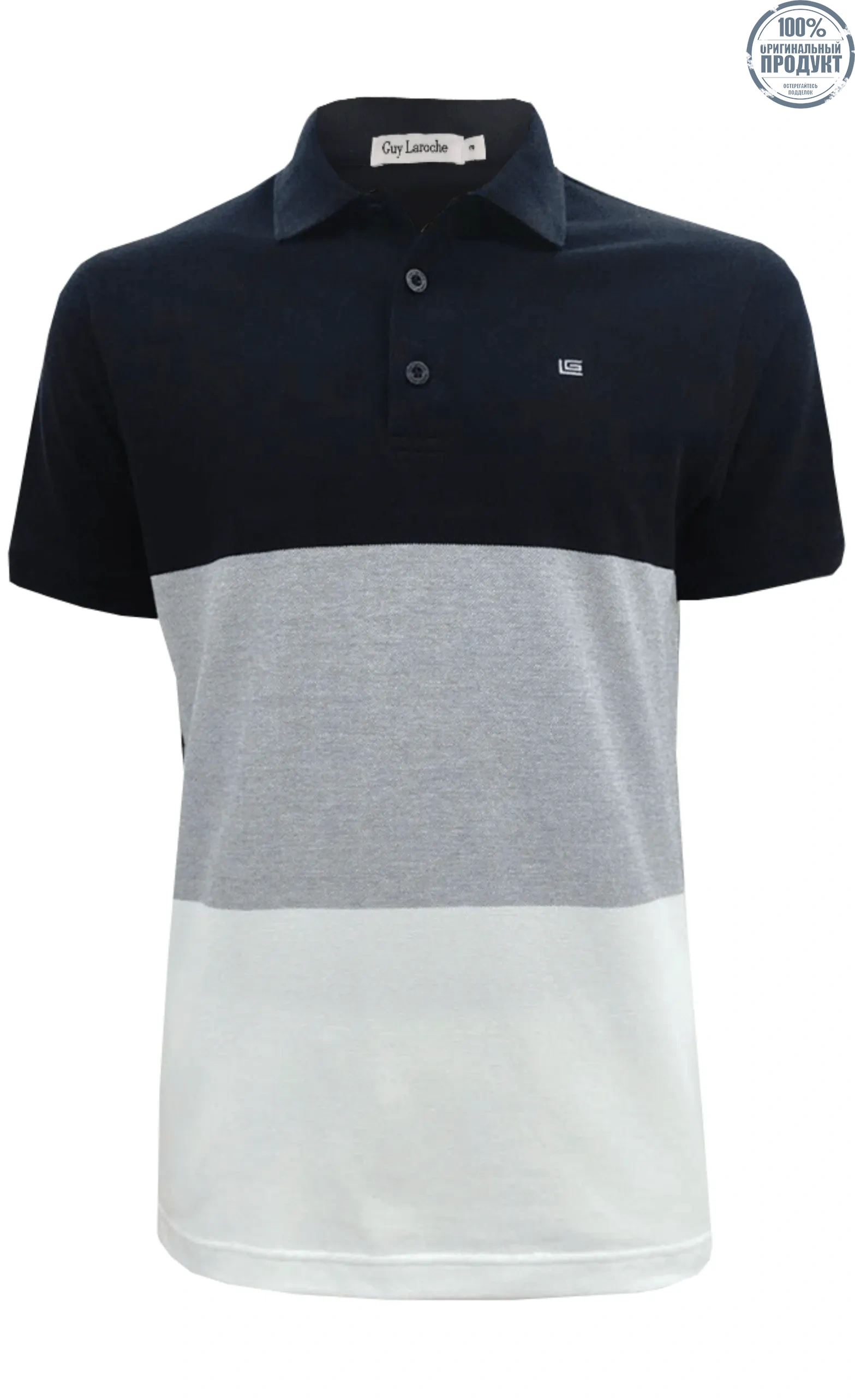 GUY LAROCHE MENWEAR Men's Polo Shirt BKL2305S5BL - Black GUY LAROCHE MENWEAR Men's Polo Shirt BKL2305S5BL - Black