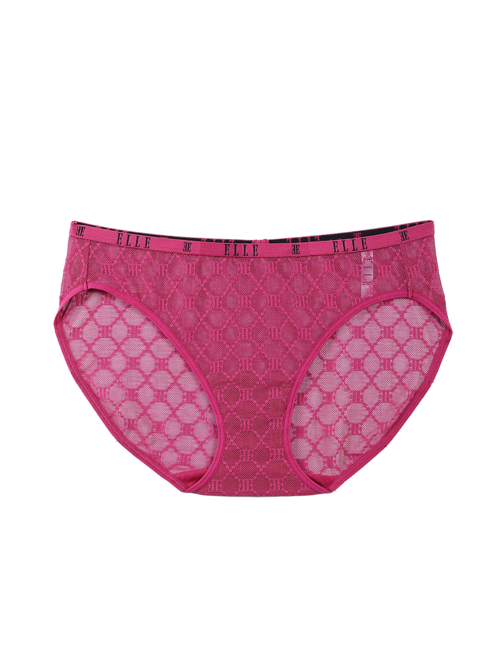 ELLE LINGERIE Women's Bikini Lowrise Panties LU2886 - RASPBERRY ELLE LINGERIE Women's Bikini Lowrise Panties LU2886 - RASPBERRY