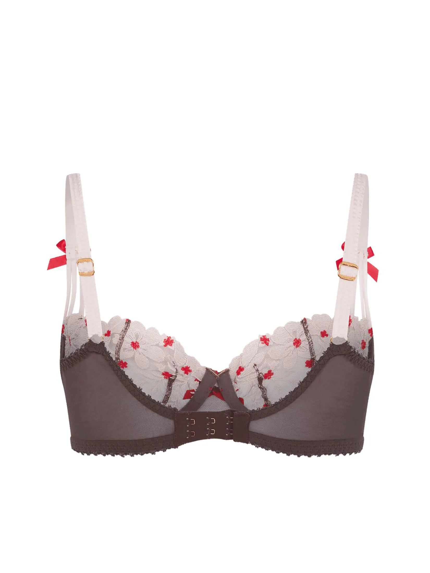AGENT PROVOCATEUR Women Bra Dawne Balconette Underwired Brown AGENT PROVOCATEUR Women Bra Dawne Balconette Underwired Brown