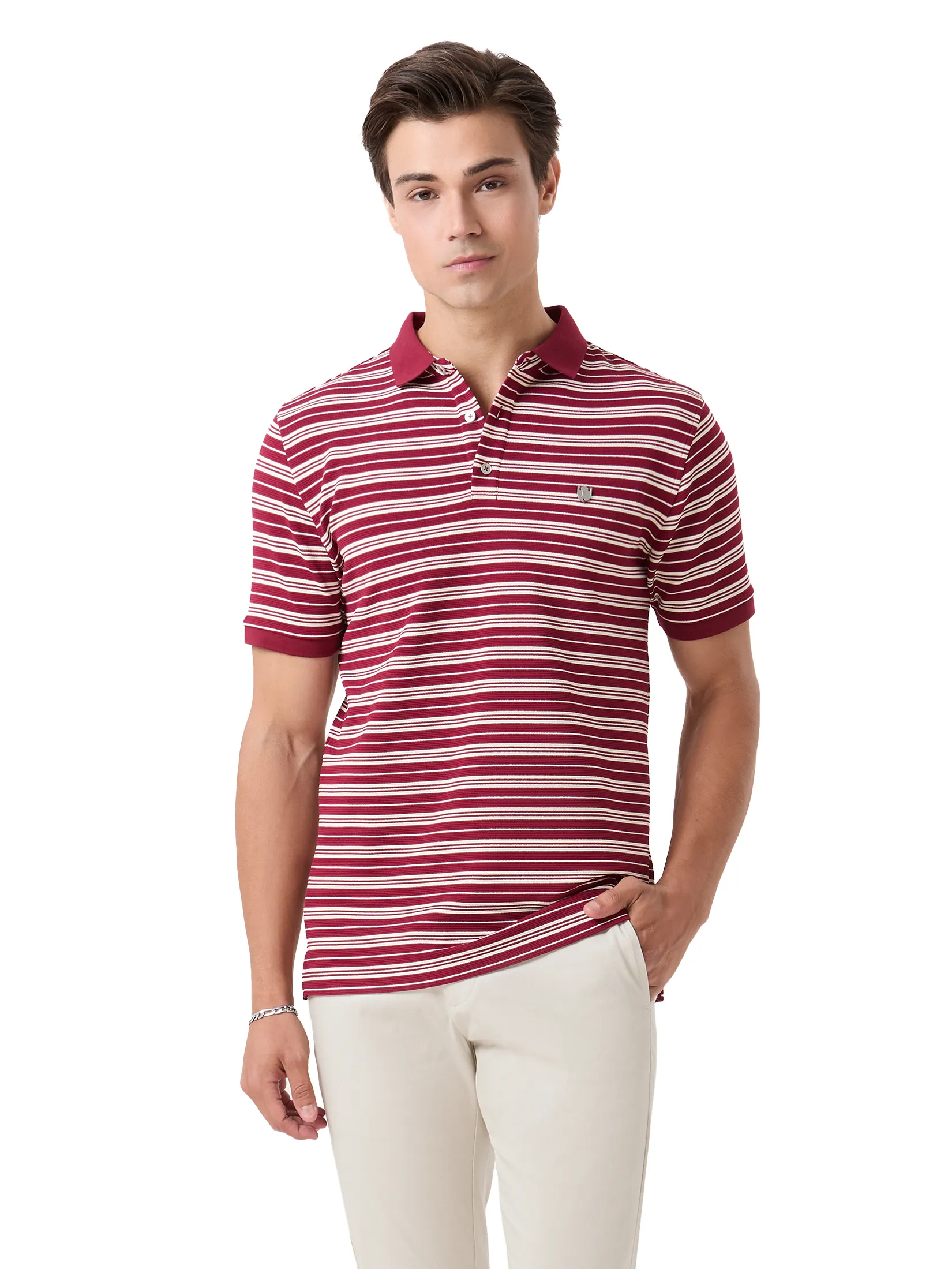 LTD New Gen Polo Shirt Man Maroon LTD New Gen Polo Shirt Man Maroon