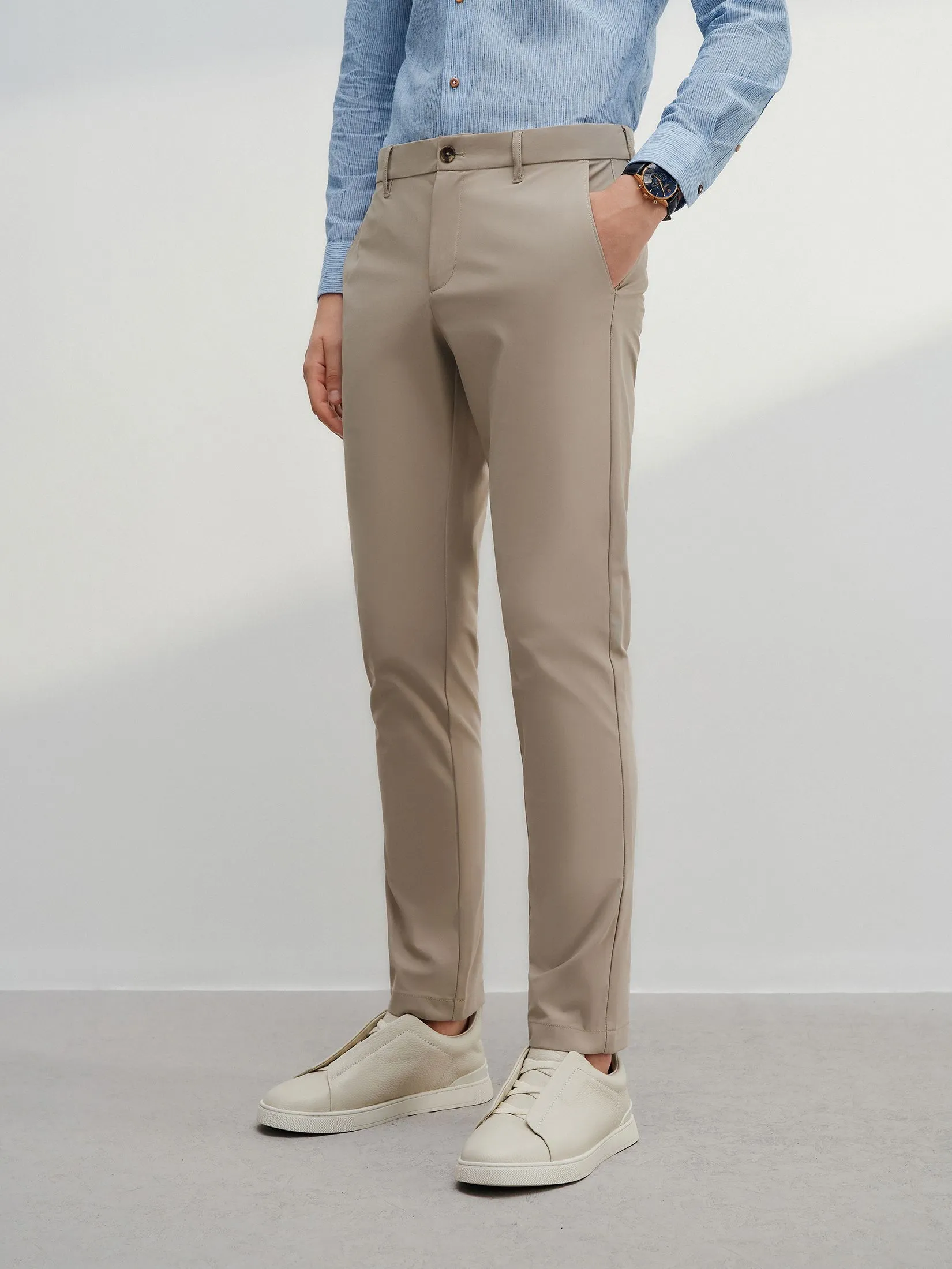 G2000 Men Clothing Casual Pants  Extra Slim Fit - Beige G2000 Men Clothing Casual Pants  Extra Slim Fit - Beige