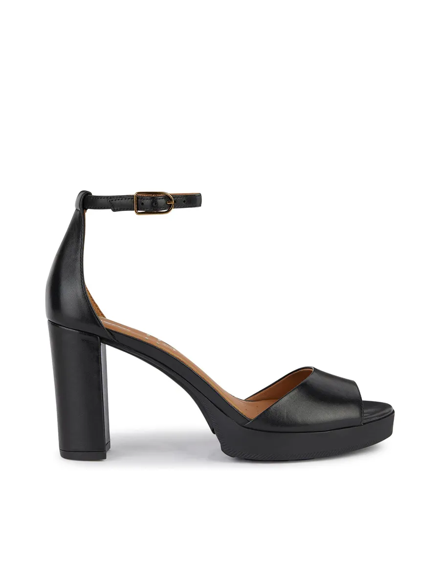 GEOX Women High Heel Ankle Strap D Walk Pleasure 85S