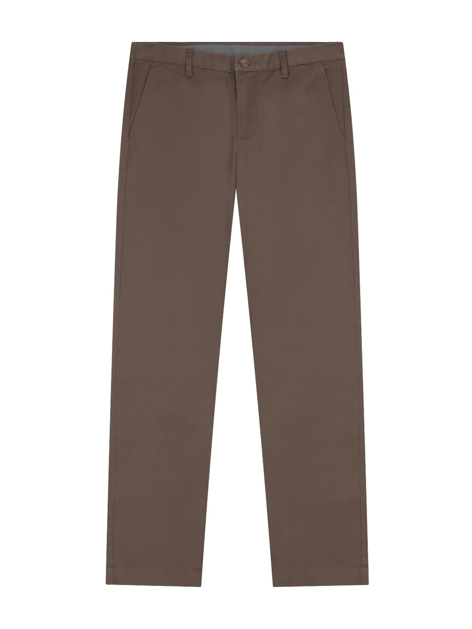 GIORDANO Men's Super Stretch Easy Care Pants (180 Waistband) Slate brown