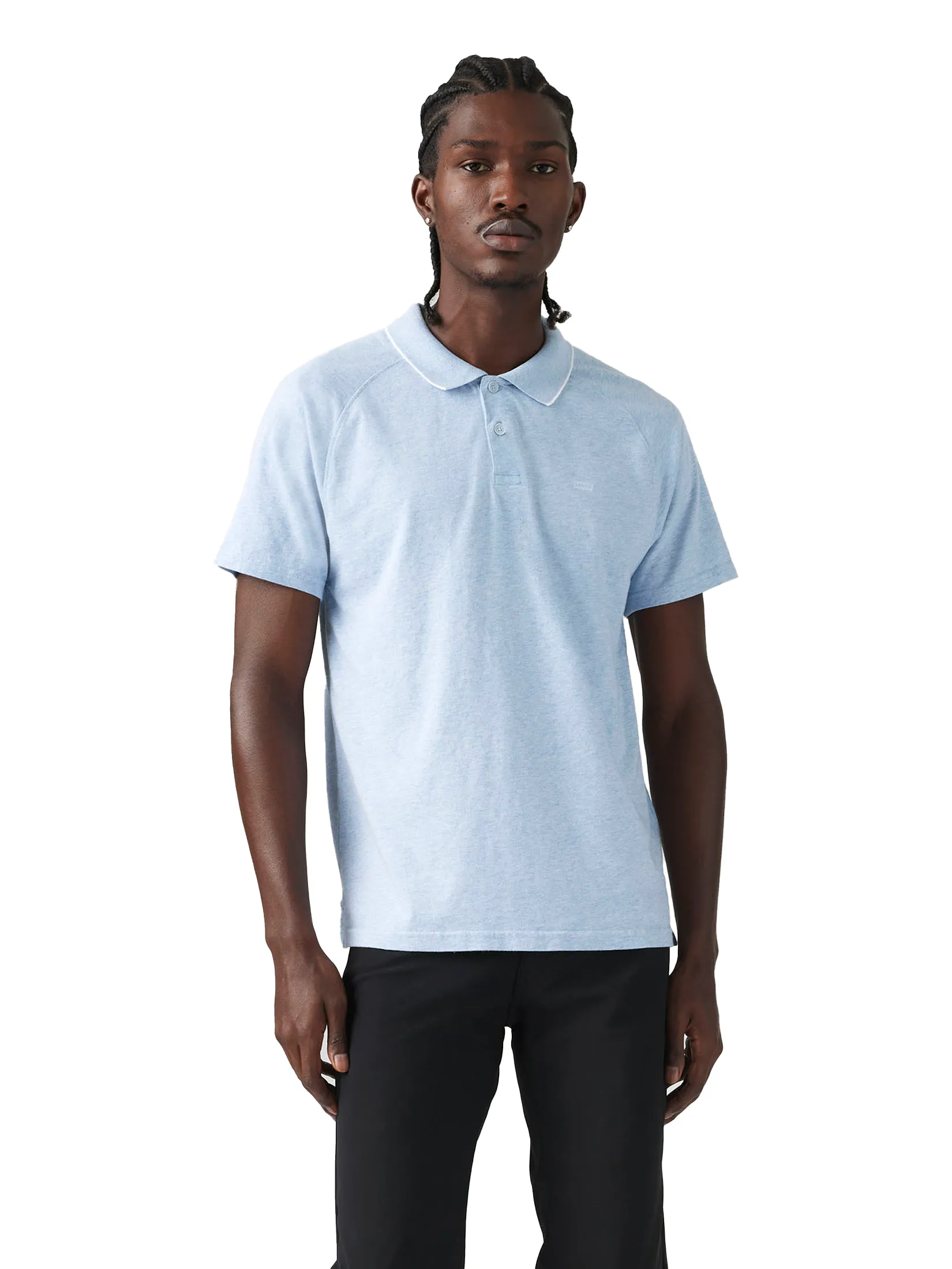 LEVI'S Men s Shoreline Tech Polo Blues LEVI'S Men s Shoreline Tech Polo Blues