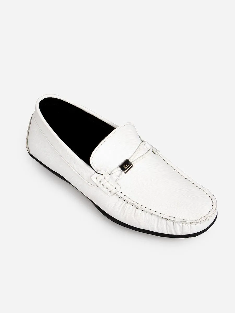 KENNETH COLE MEN'S DRIVER SHOES DILAN SAILOR / WHITE KENNETH COLE MEN'S DRIVER SHOES DILAN SAILOR / WHITE