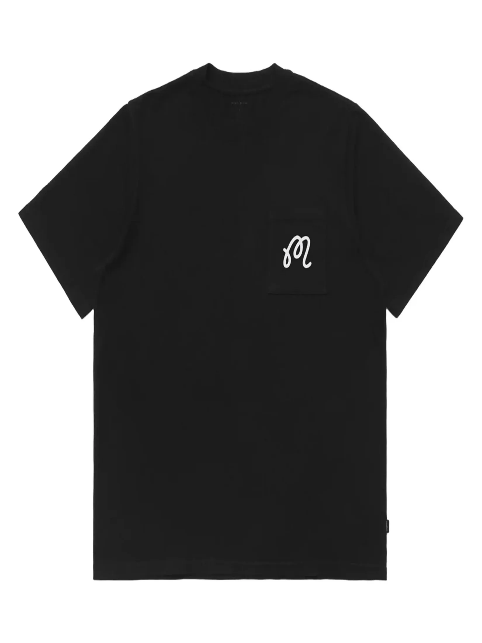 MALBON GOLF FOLLOW THRU SS POCKET T SHIRT IN BLACK