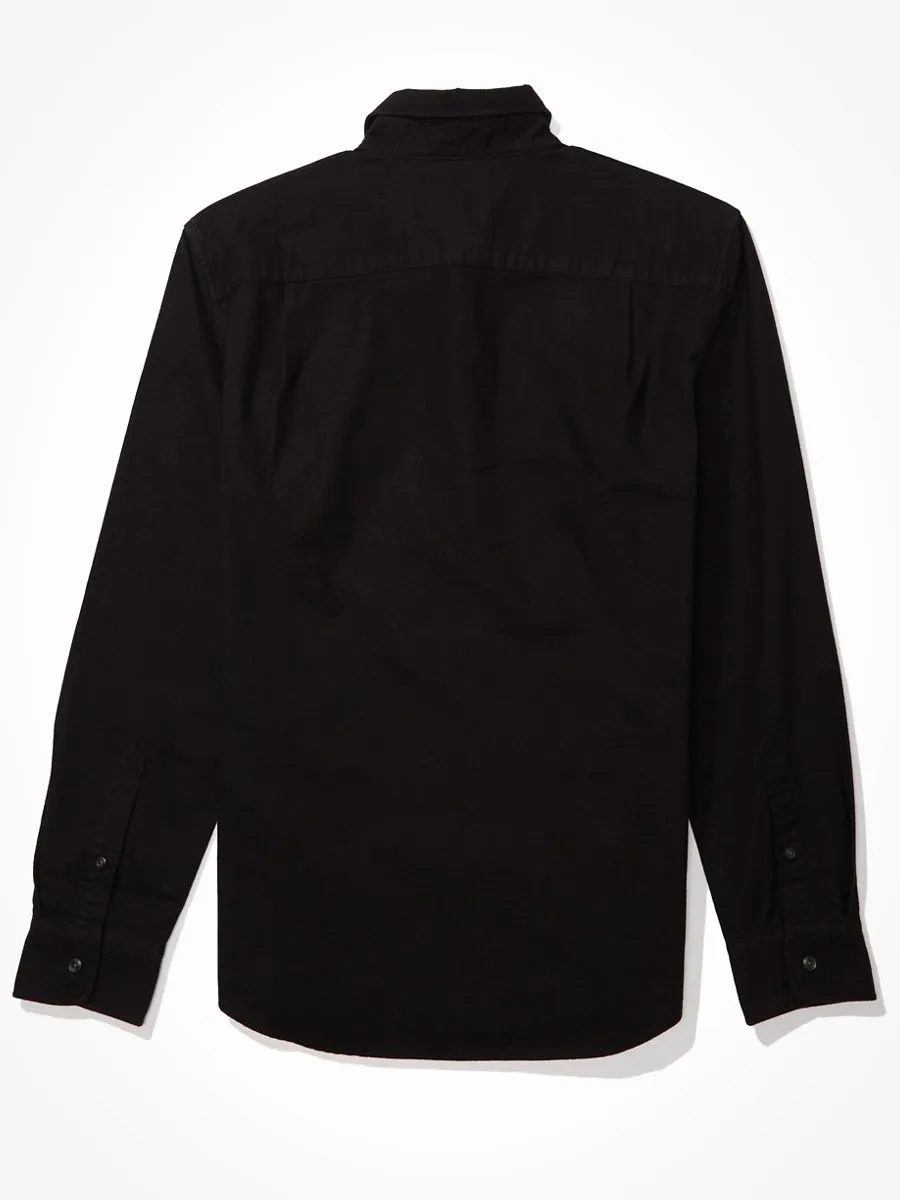 American Eagle MEN 2102 INT CF BTD PC DYE OXFORD W EAGLE 001 BLACK American Eagle MEN 2102 INT CF BTD PC DYE OXFORD W EAGLE 001 BLACK