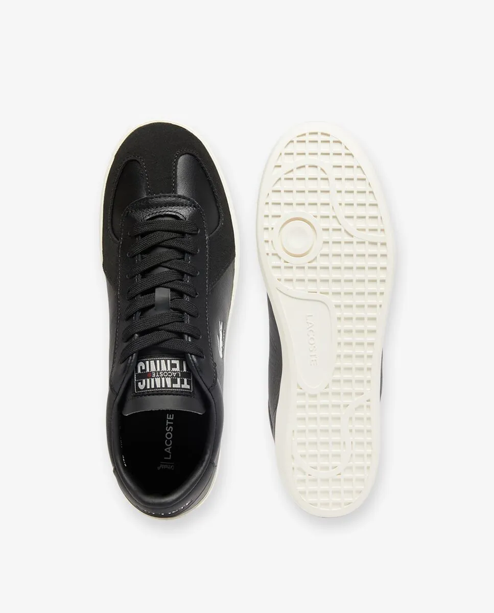 LACOSTE Men’s Baseshot Pro Leather Sneakers Black LACOSTE Men’s Baseshot Pro Leather Sneakers Black