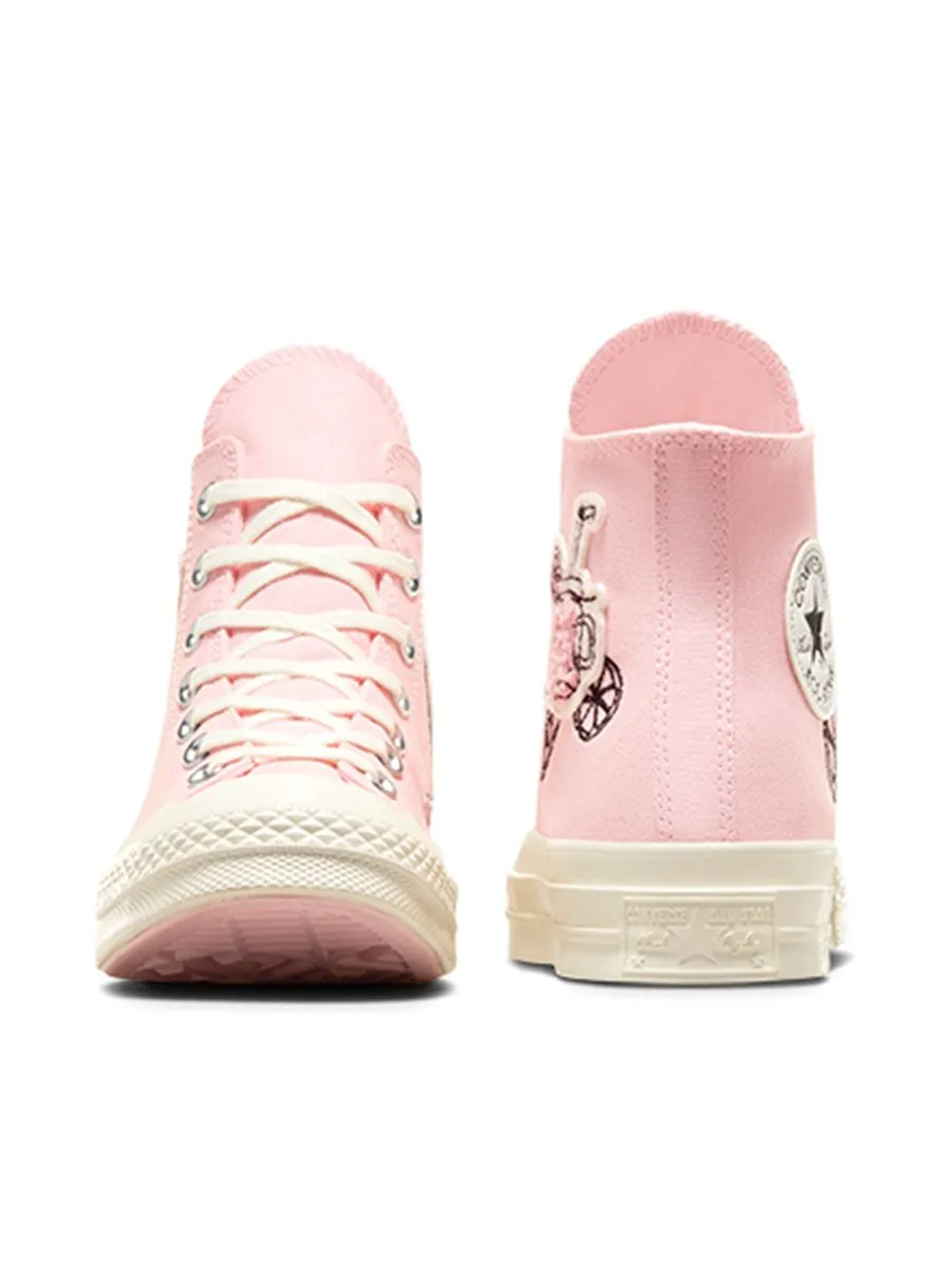 CONVERSE Women Sneakers Chuck 70 Summer Sippin Hi Pink CONVERSE Women Sneakers Chuck 70 Summer Sippin Hi Pink