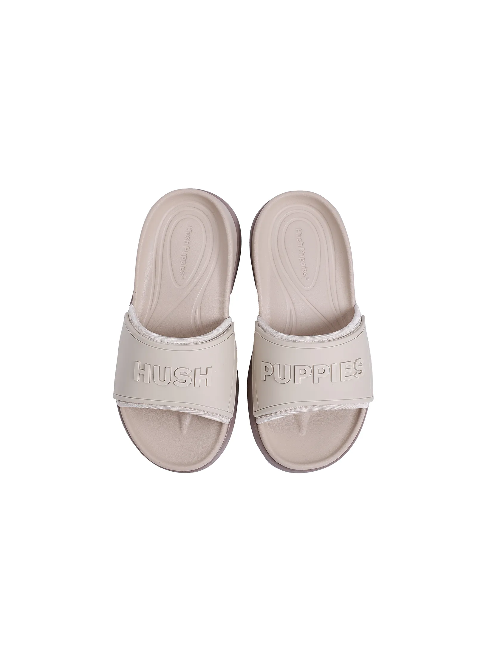 HUSH PUPPIES Women s Shoes Sandals Slides  - BEIGE HUSH PUPPIES Women s Shoes Sandals Slides  - BEIGE