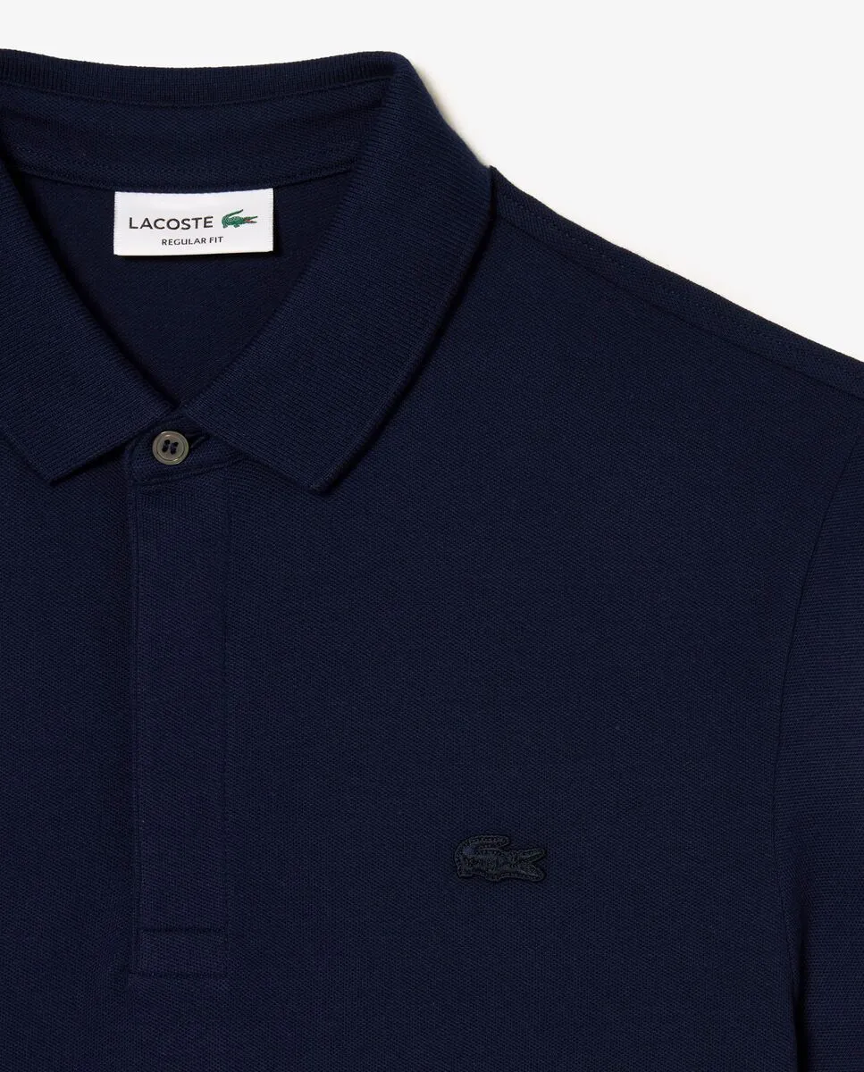 LACOSTE Smart Paris Polo Shirt Stretch Cotton Blue LACOSTE Smart Paris Polo Shirt Stretch Cotton Blue